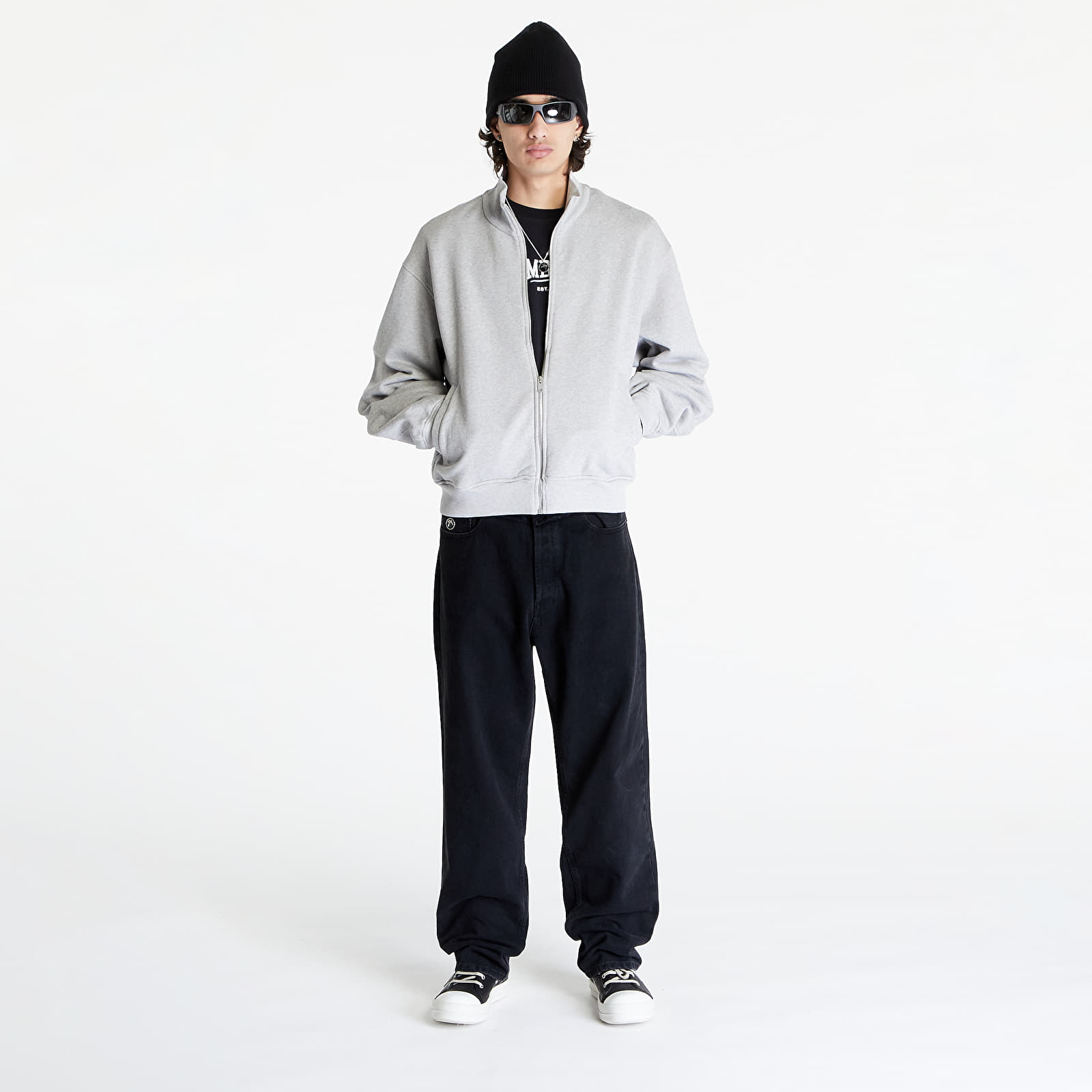 Kapucnis pulóverek és pulcsik Ambush Graphic Tracksuit Sweatshirt UNISEX Light Grey Blanc