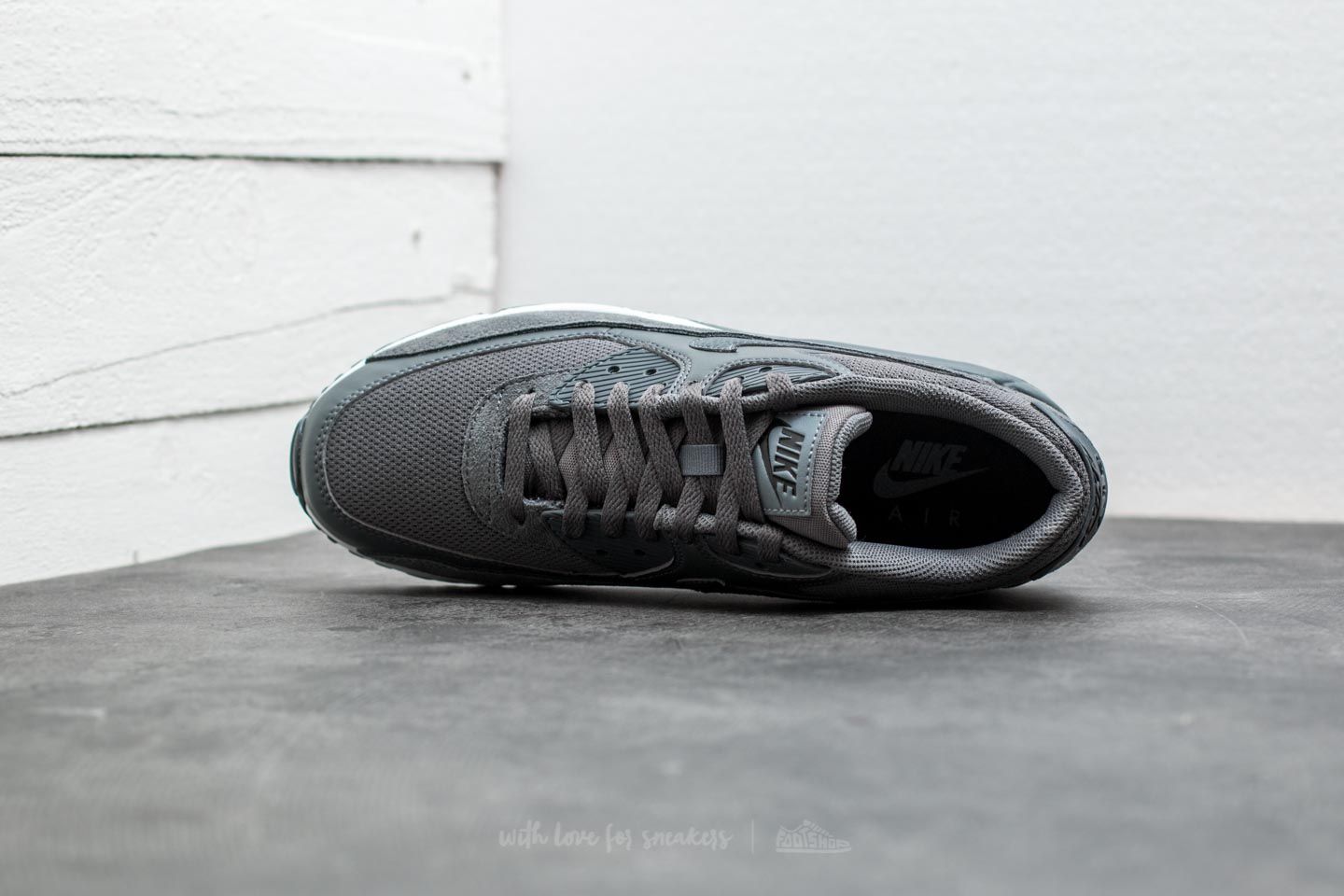 Men's shoes Nike Air Max 90 Essential Dark Grey/ Dark Grey-Black