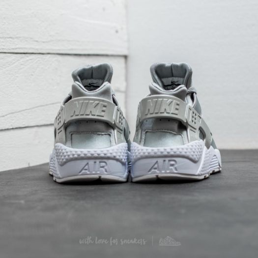 Nike air huarache run mid mens silver store