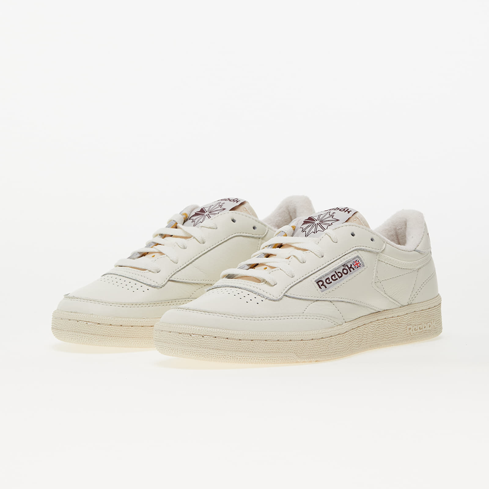 Buty męskie Reebok Club C 85 Vintage Chalk/ Alabaster/ Maroon