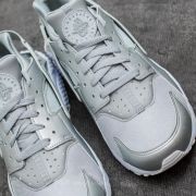 Nike air huarache metallic silver shop