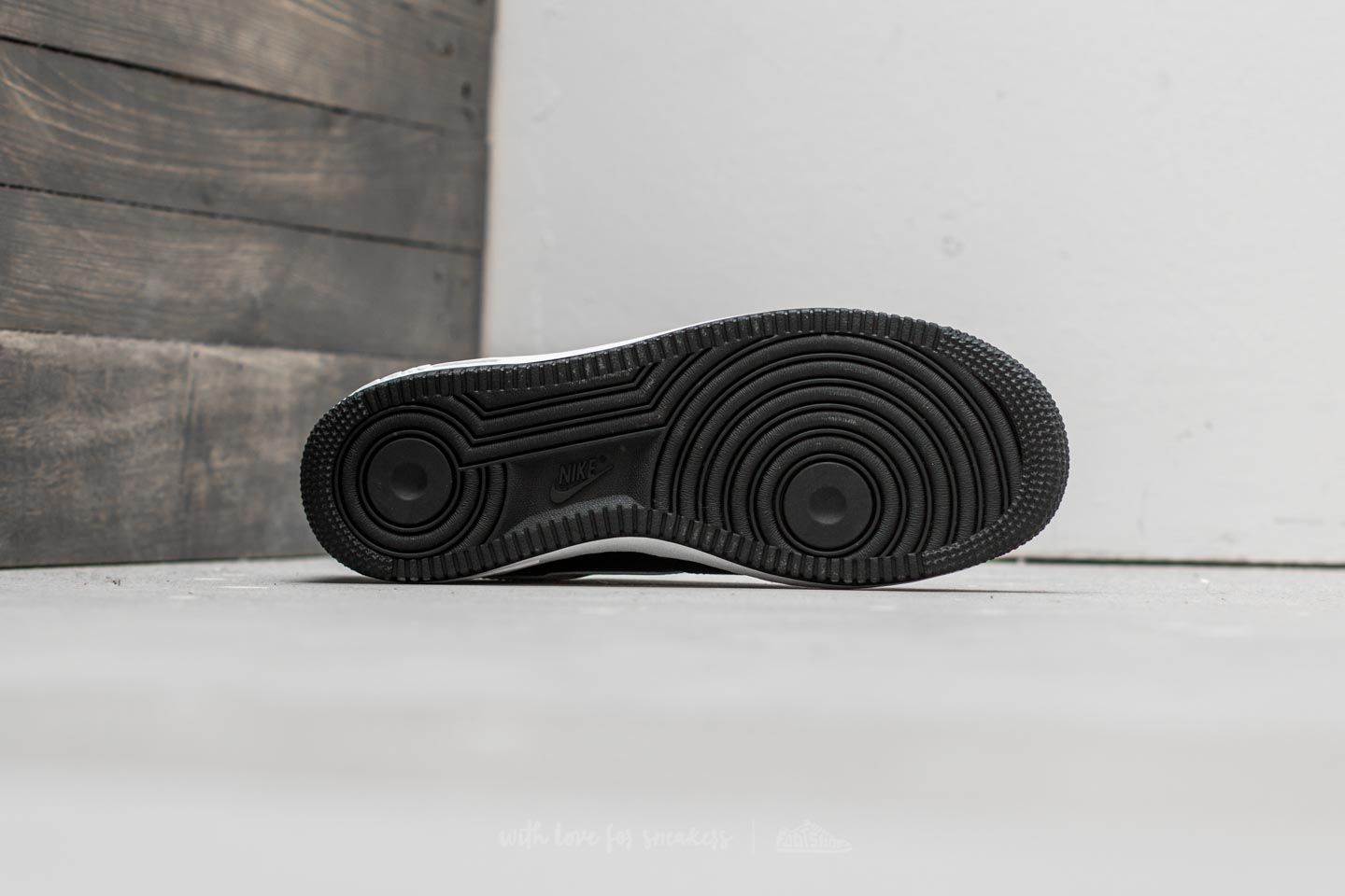 Men's shoes Nike Air Force 1 Black/ White-White