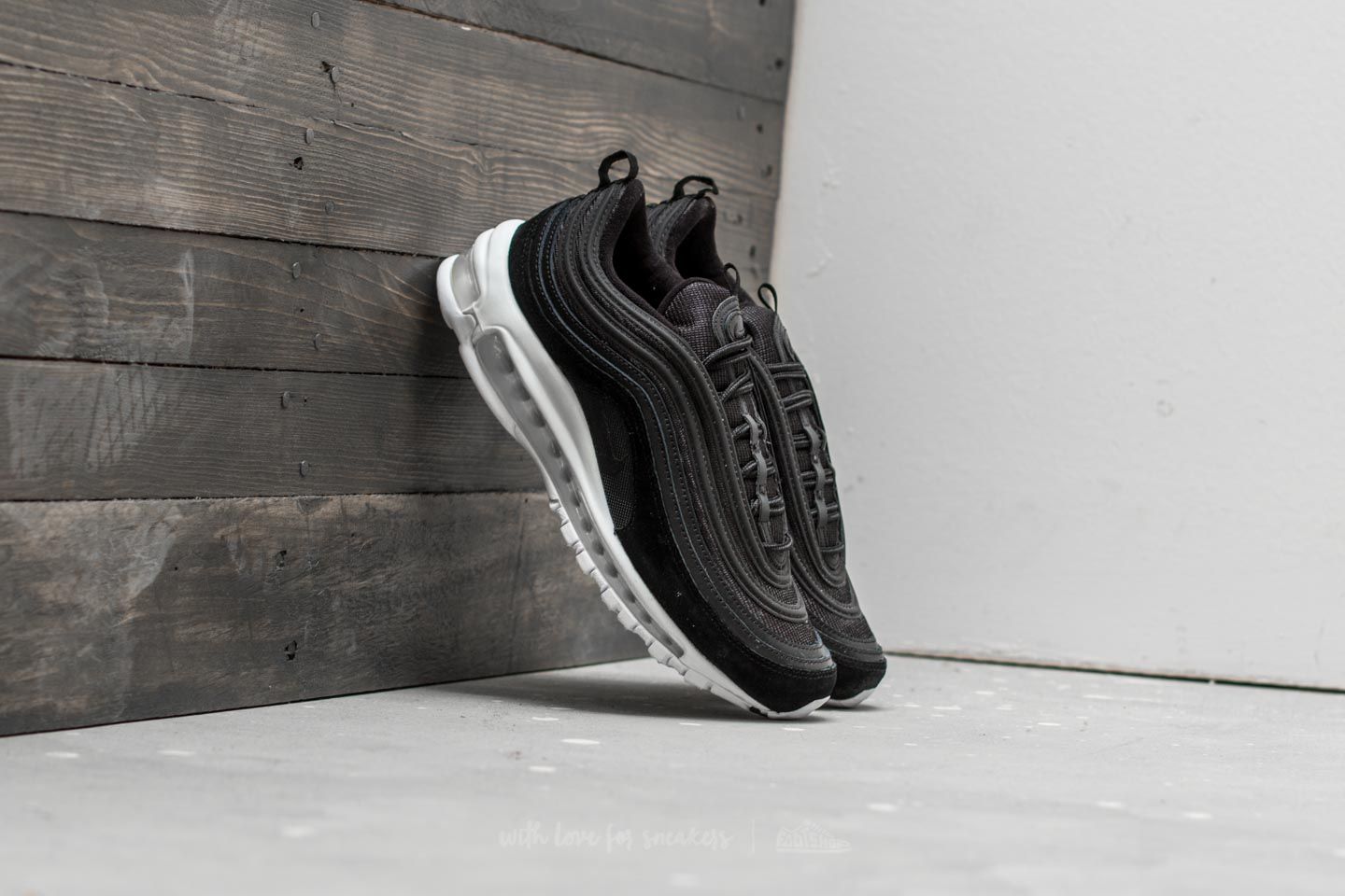 Nike air force 97 black and white clearance