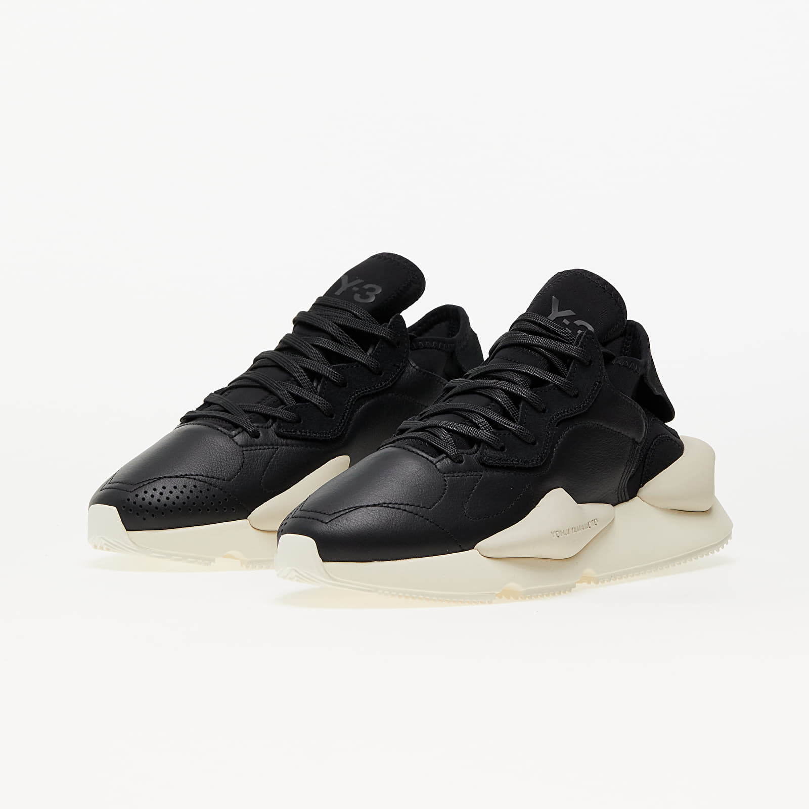 Ανδρικά παπούτσια Y-3 Kaiwa Black/ Off White/ Clear Brown