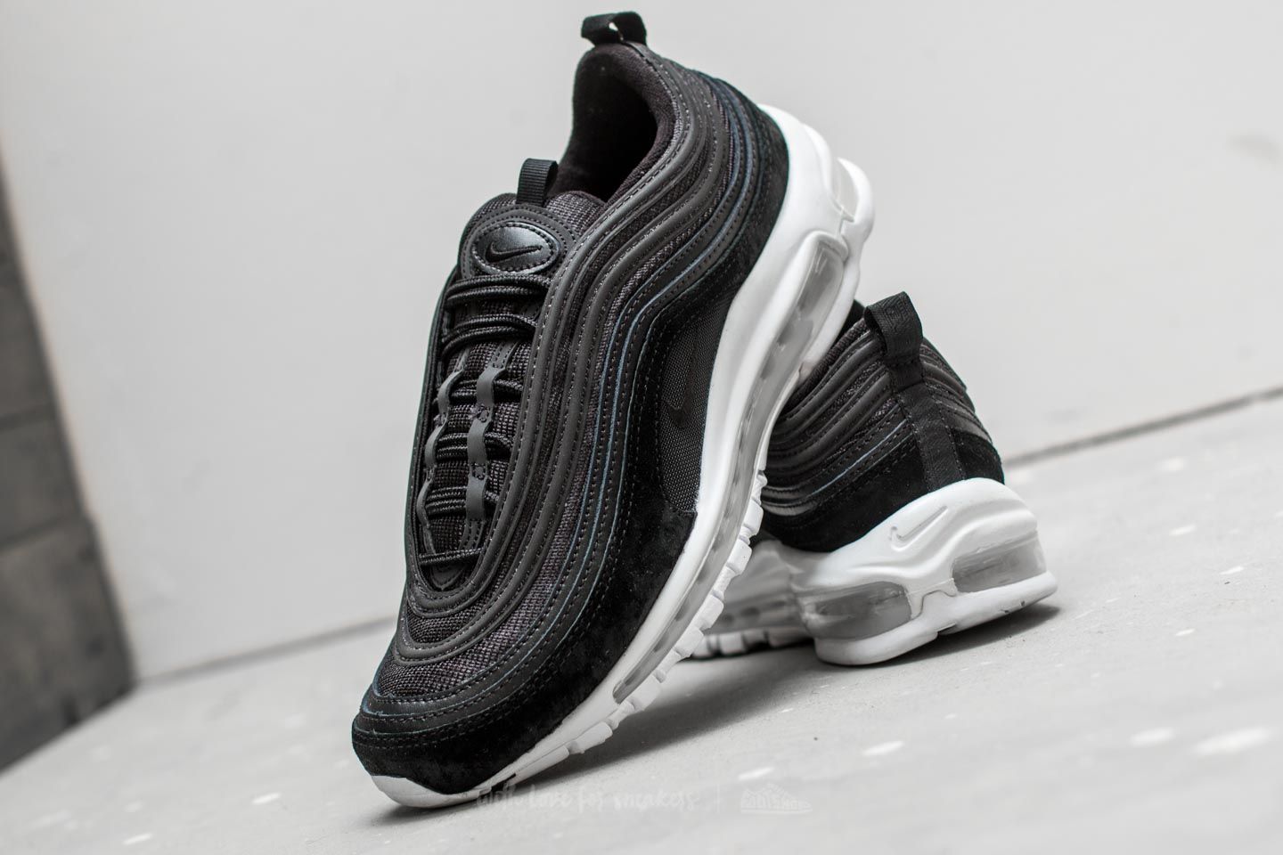 Men s shoes Nike Air Max 97 Black Black White Footshop
