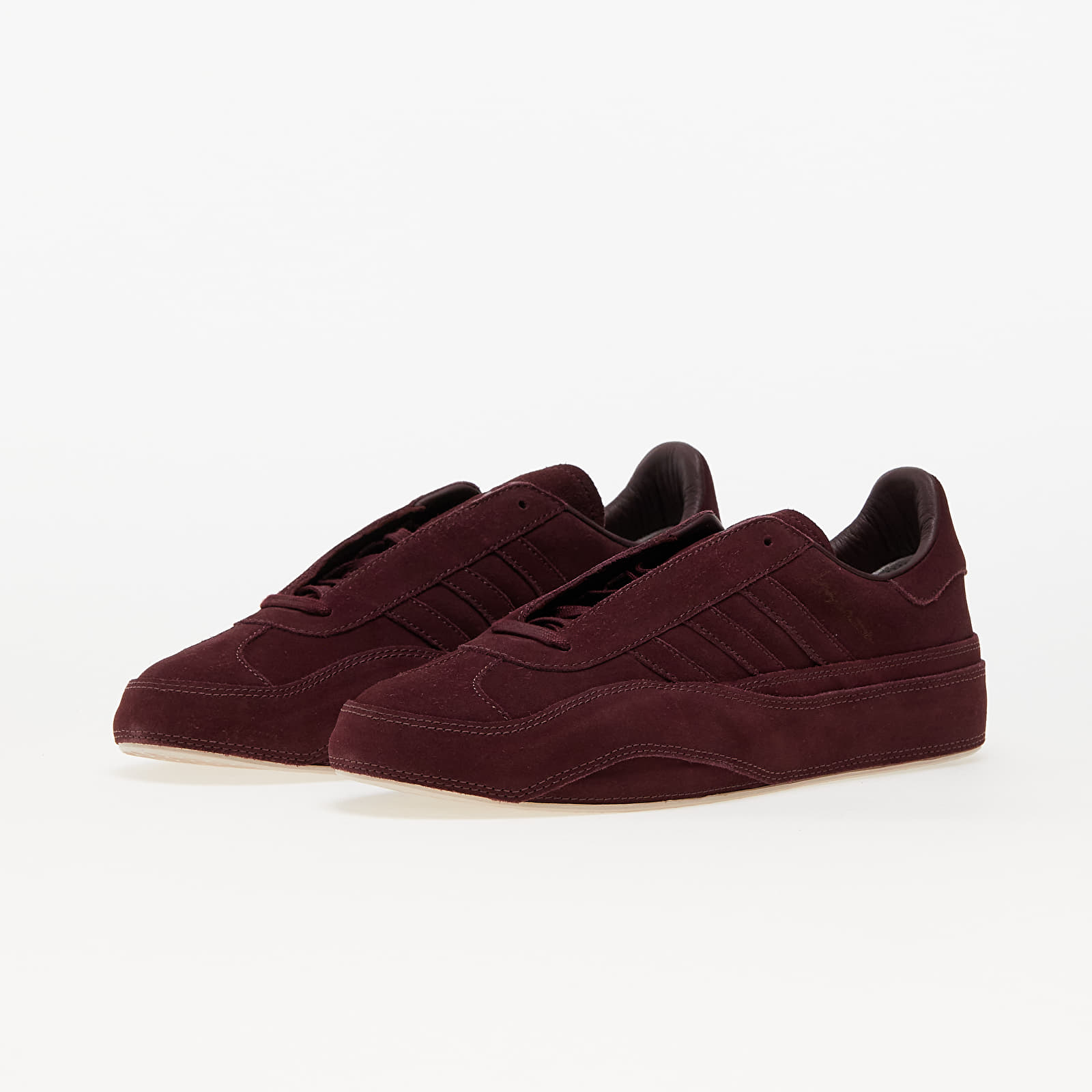 Scarpe uomo Y-3 Gazelle Shadow Red/ Shadow Red/ Clear Brown