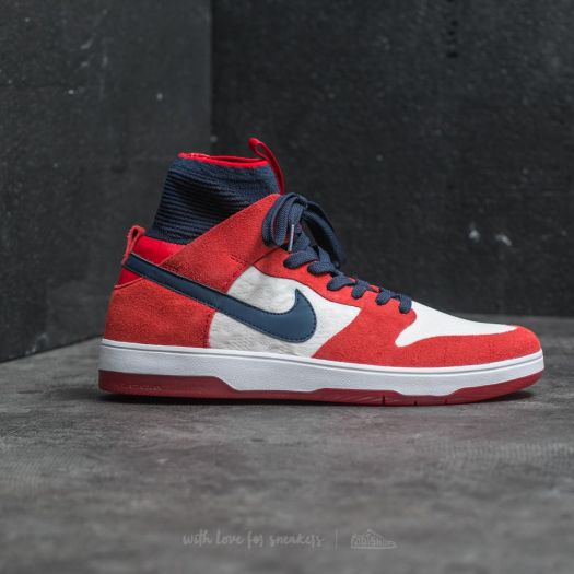 Sb dunk high elite red navy white on sale
