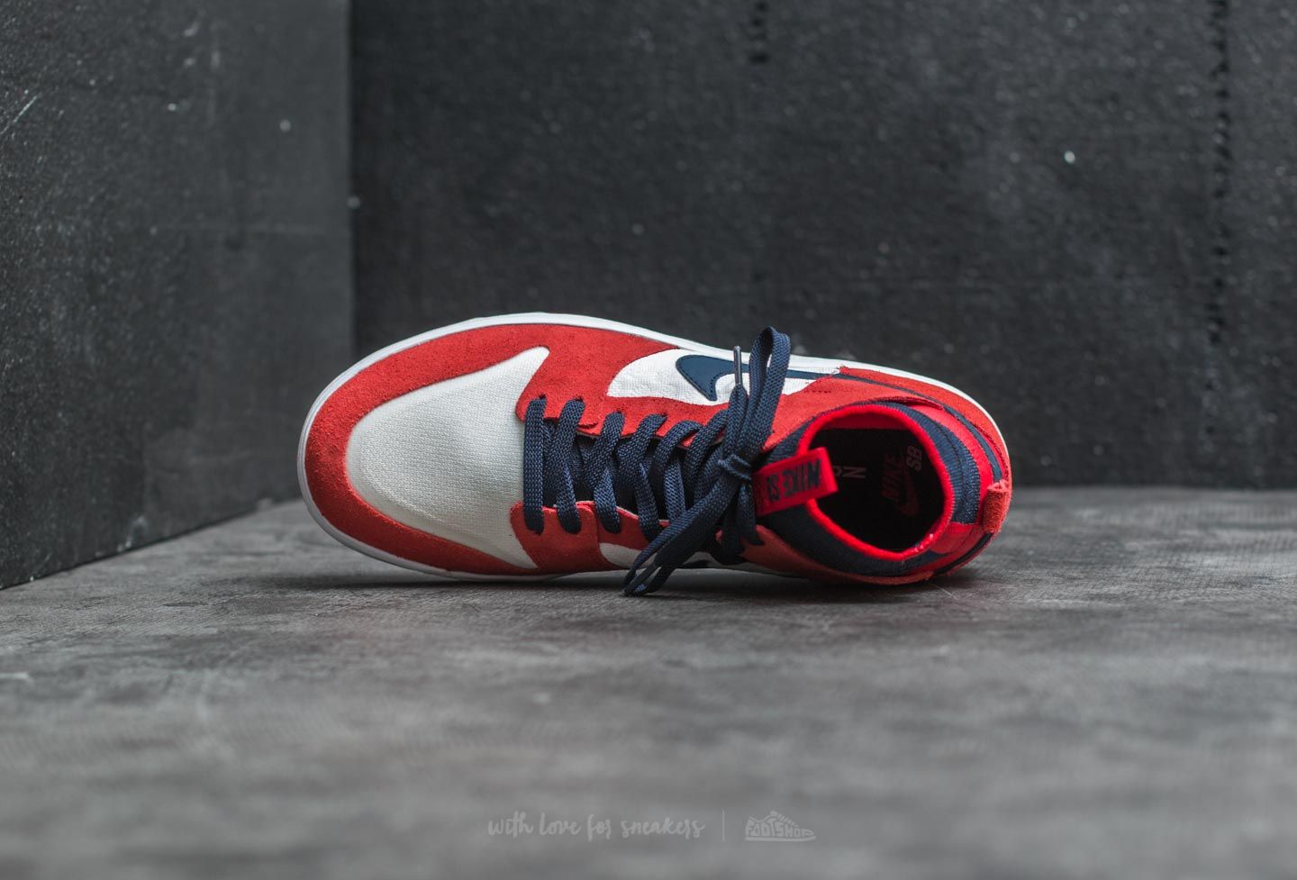 Herresko Nike SB Zoom Dunk High Elite University Red/ College Navy