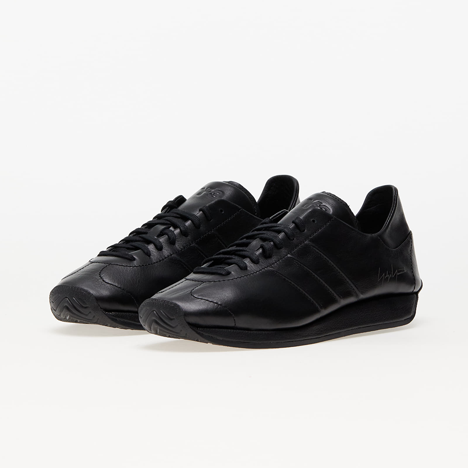 Men's shoes Y-3 Country Black/ Black/ Black
