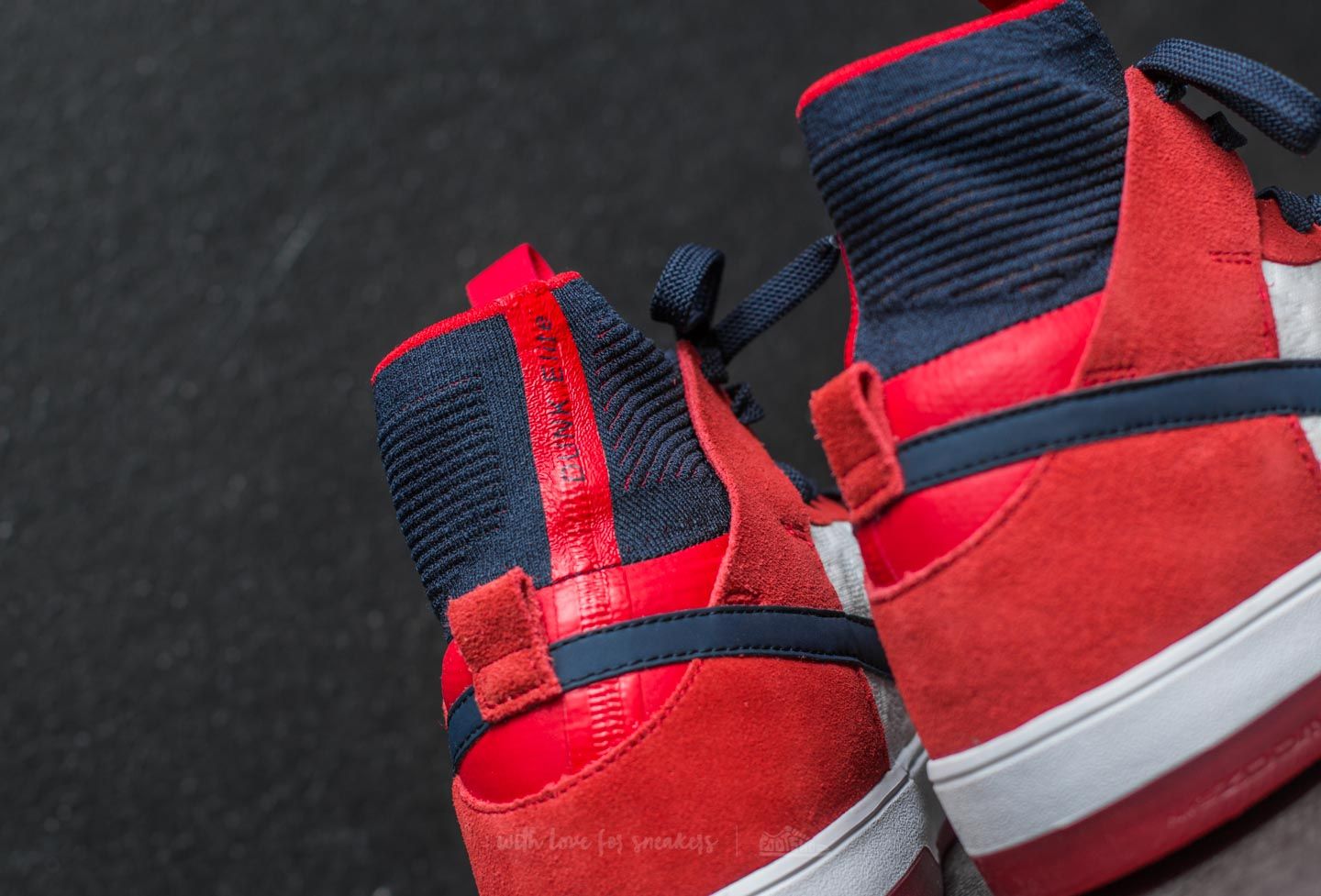 Men s shoes Nike SB Zoom Dunk High Elite University Red College Navy Footshop