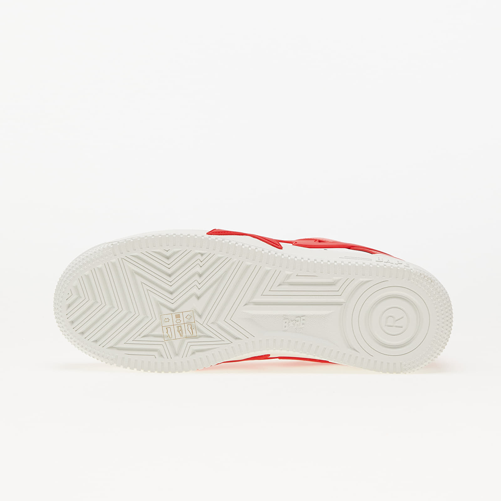 Men's shoes A BATHING APE Bape Sta Enlarged M2 Red