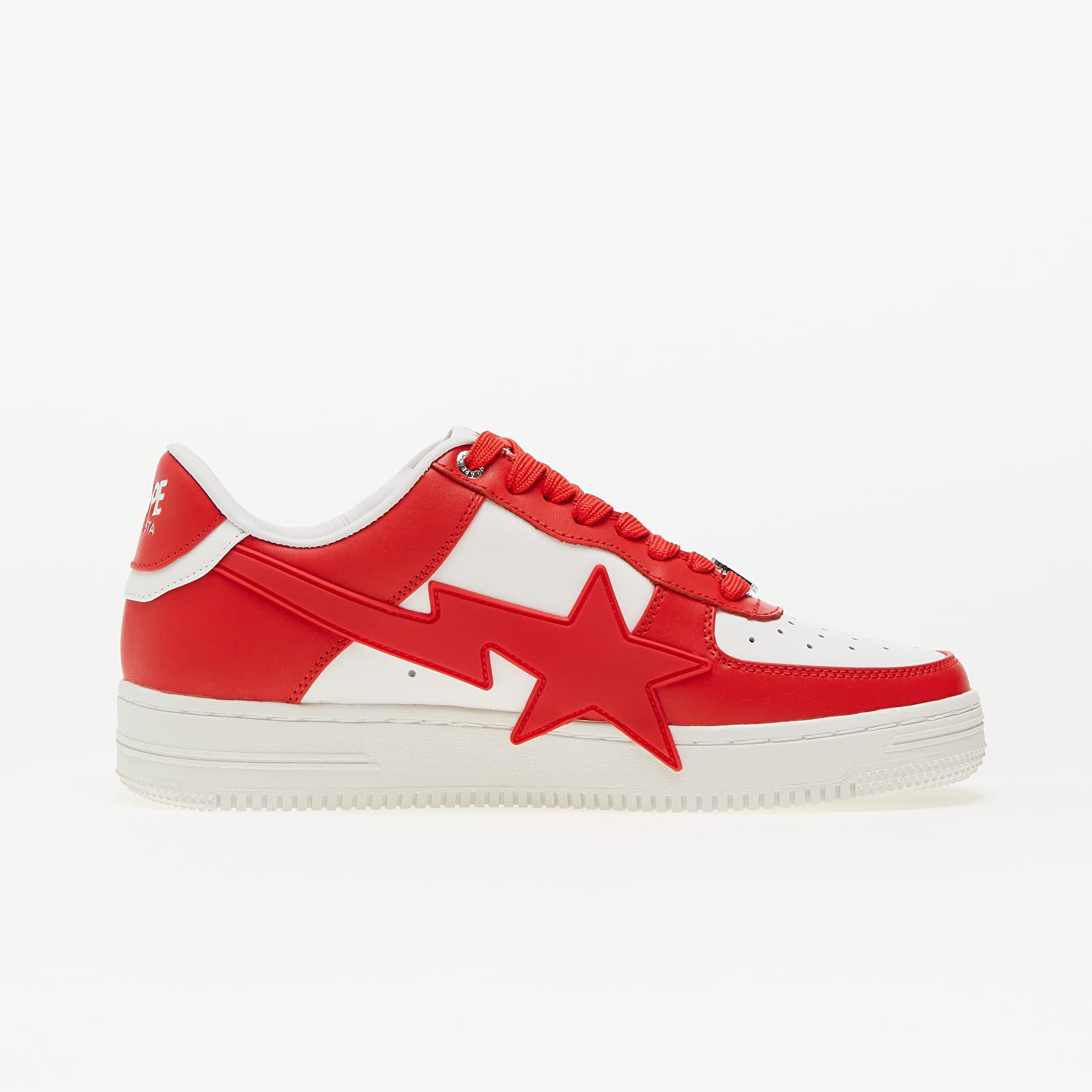 Herren Sneaker und Schuhe A BATHING APE Bape Sta Enlarged M2 Red Footshop