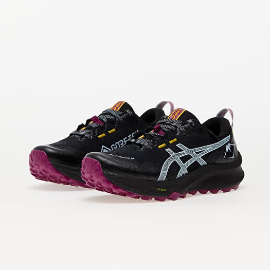 ASICS GEL Trabuco 12 GTX Trail Running Shoes Women Black Blue Size 38