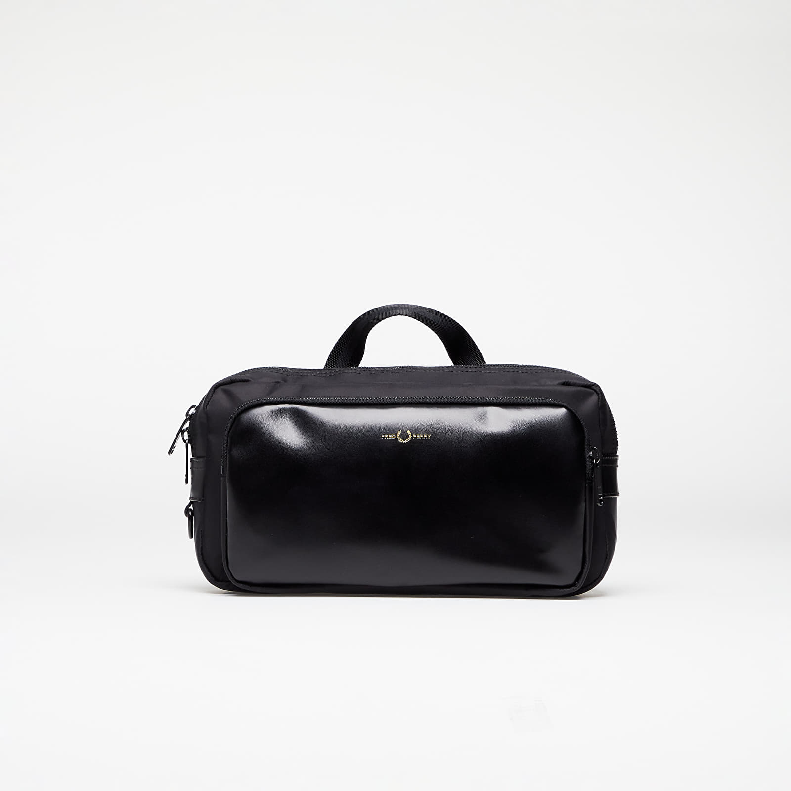 Чанта за кръста FRED PERRY Nylon Twill Leather Xbody Bag