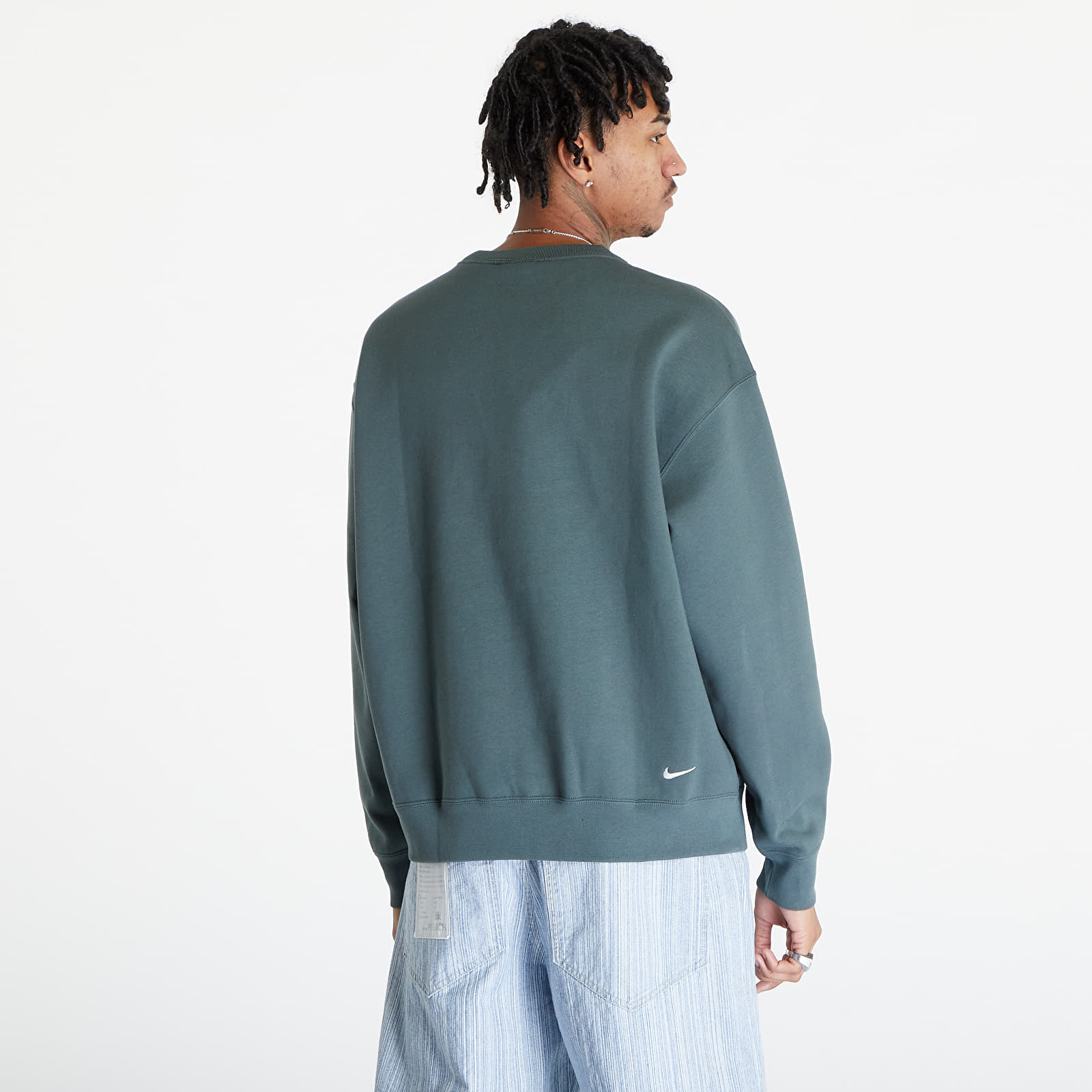 Mikiny Nike ACG Therma-FIT Fleece Crew Vintage Green/ Vintage Green/ Summit White