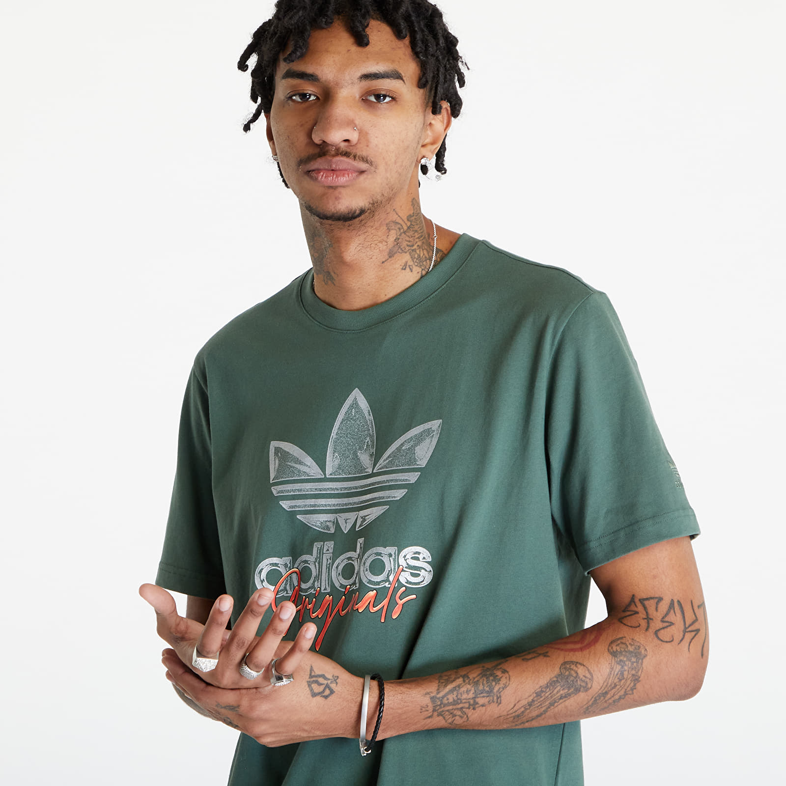 Majice T-shirt adidas Training Supply Short Sleeve Tee Green Oxide