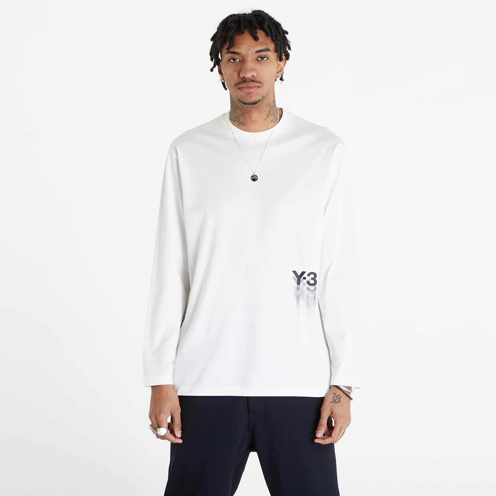 Majice i košulje Y-3 Graphic Long Sleeve Tee UNISEX Off White