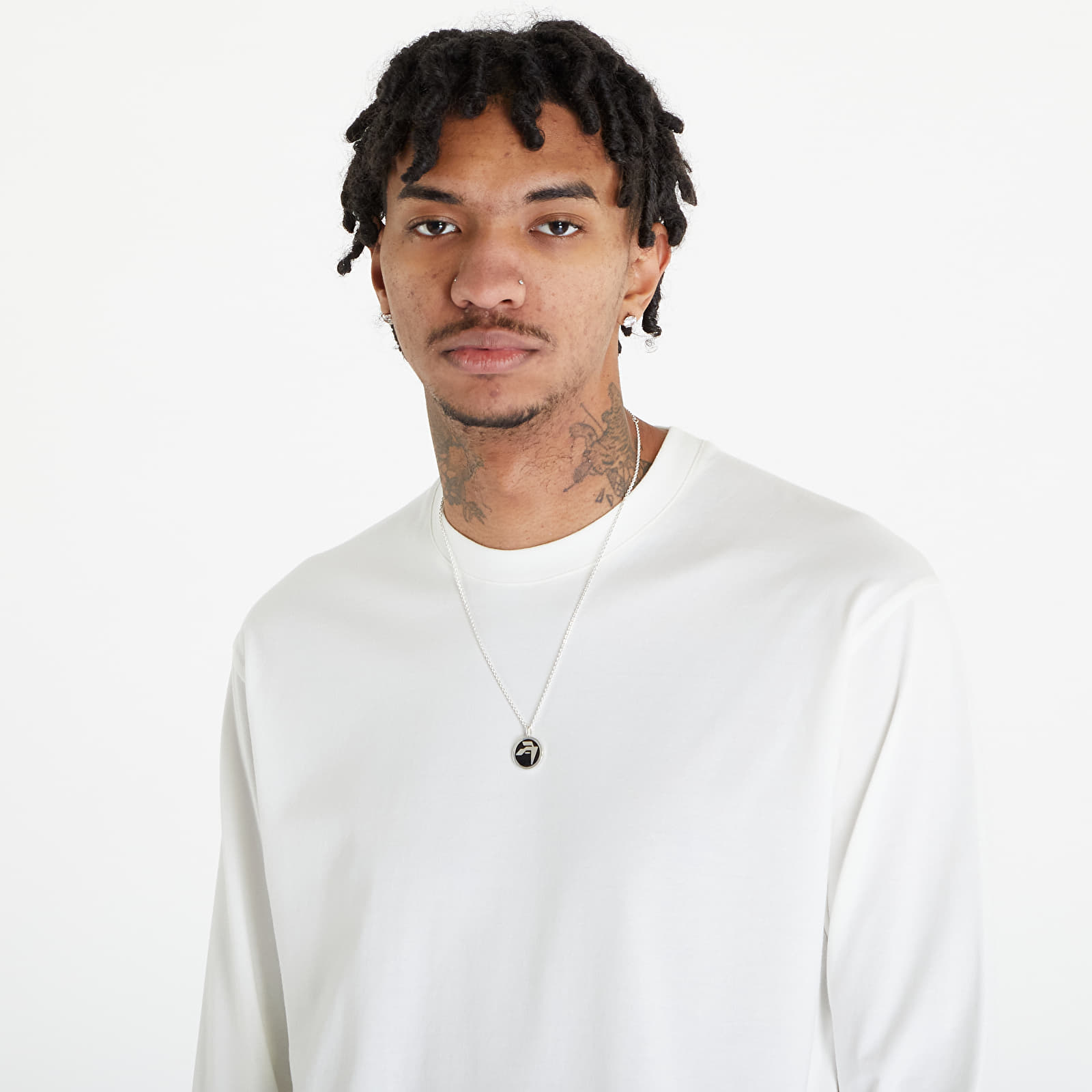 Koszulki Y-3 Graphic Long Sleeve Tee UNISEX Off White