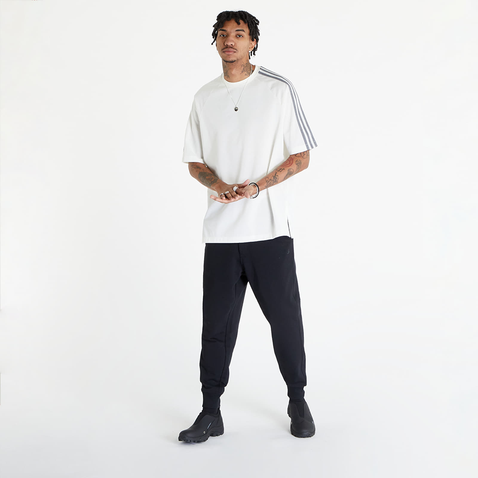   Μπλούζες Y-3 3-Stripes Short Sleeve T-Shirt UNISEX Off White