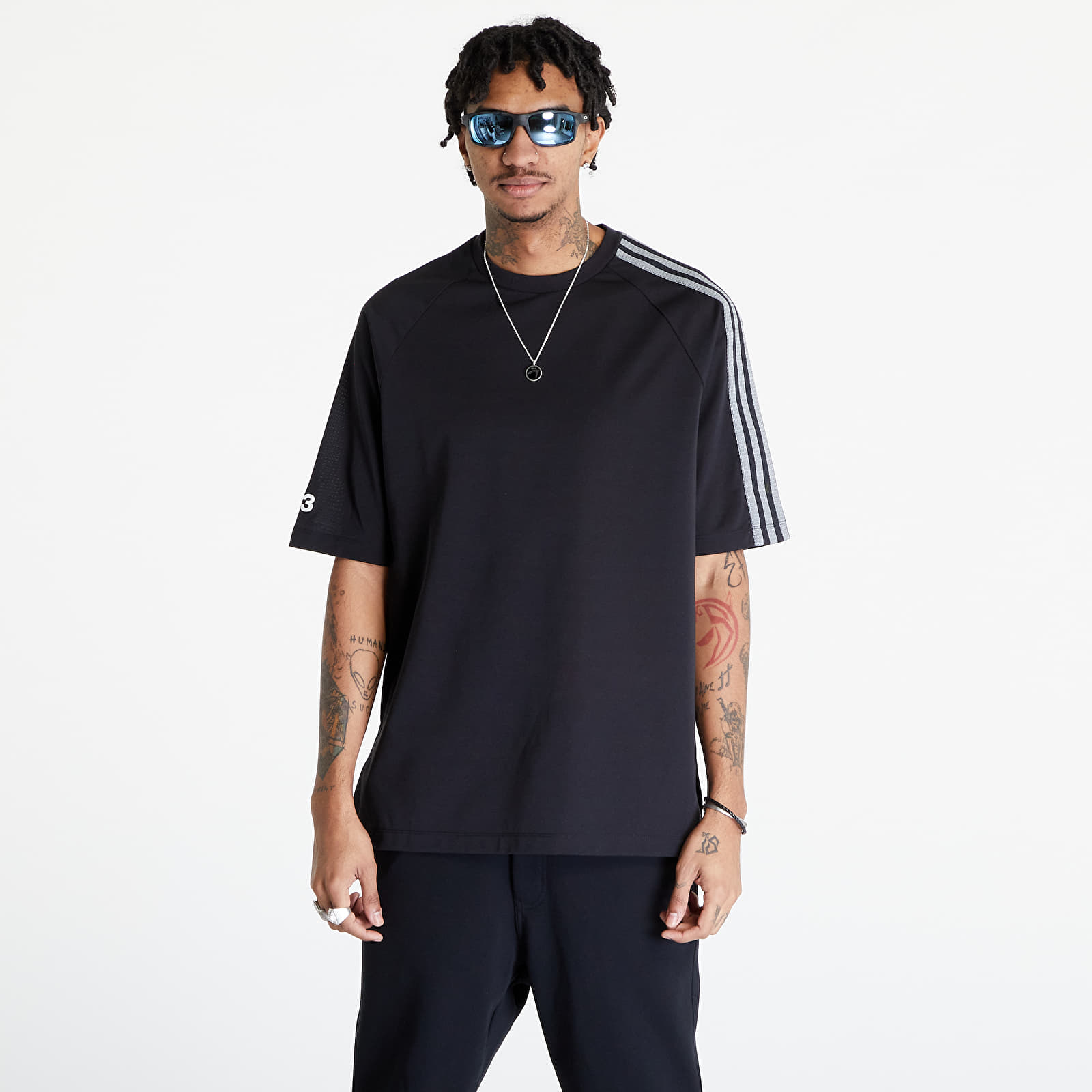 T-shirts Y-3 3-Stripes Short Sleeve Tee UNISEX Black/ Off White