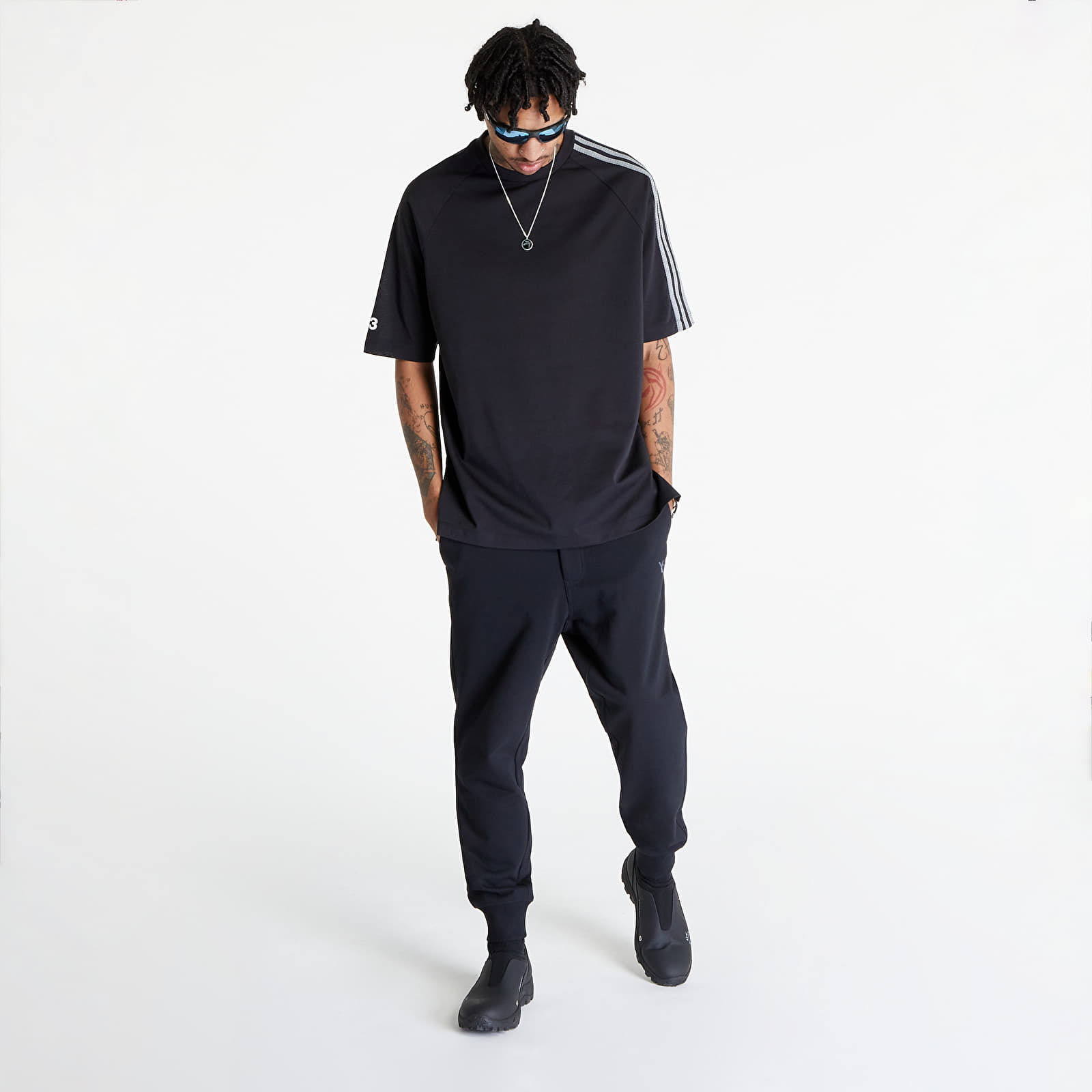 T-shirts Y-3 3-Stripes Short Sleeve Tee UNISEX Black/ Off White