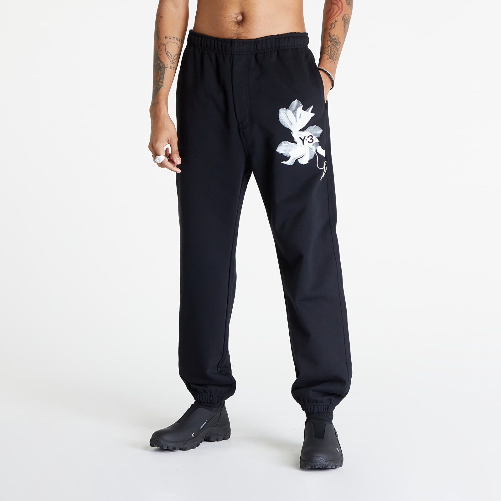 Tepláky Y-3 Graphic French Terry Pants UNISEX Black