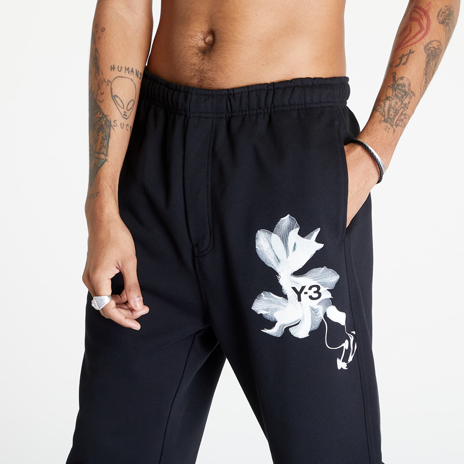 Tepláky Y-3 Graphic French Terry Pants UNISEX Black