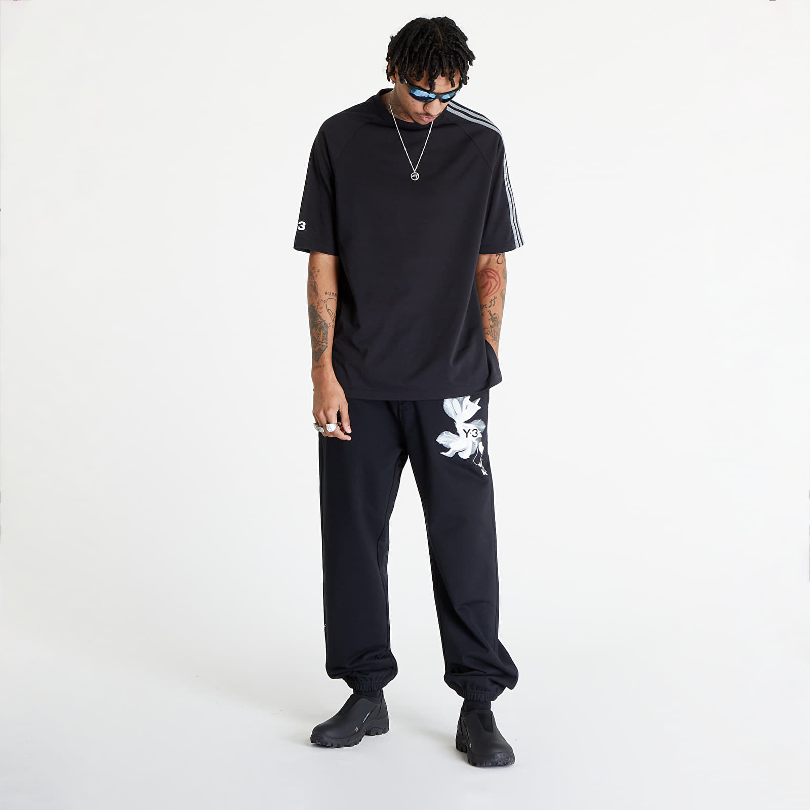 Tepláky Y-3 Graphic French Terry Pants UNISEX Black