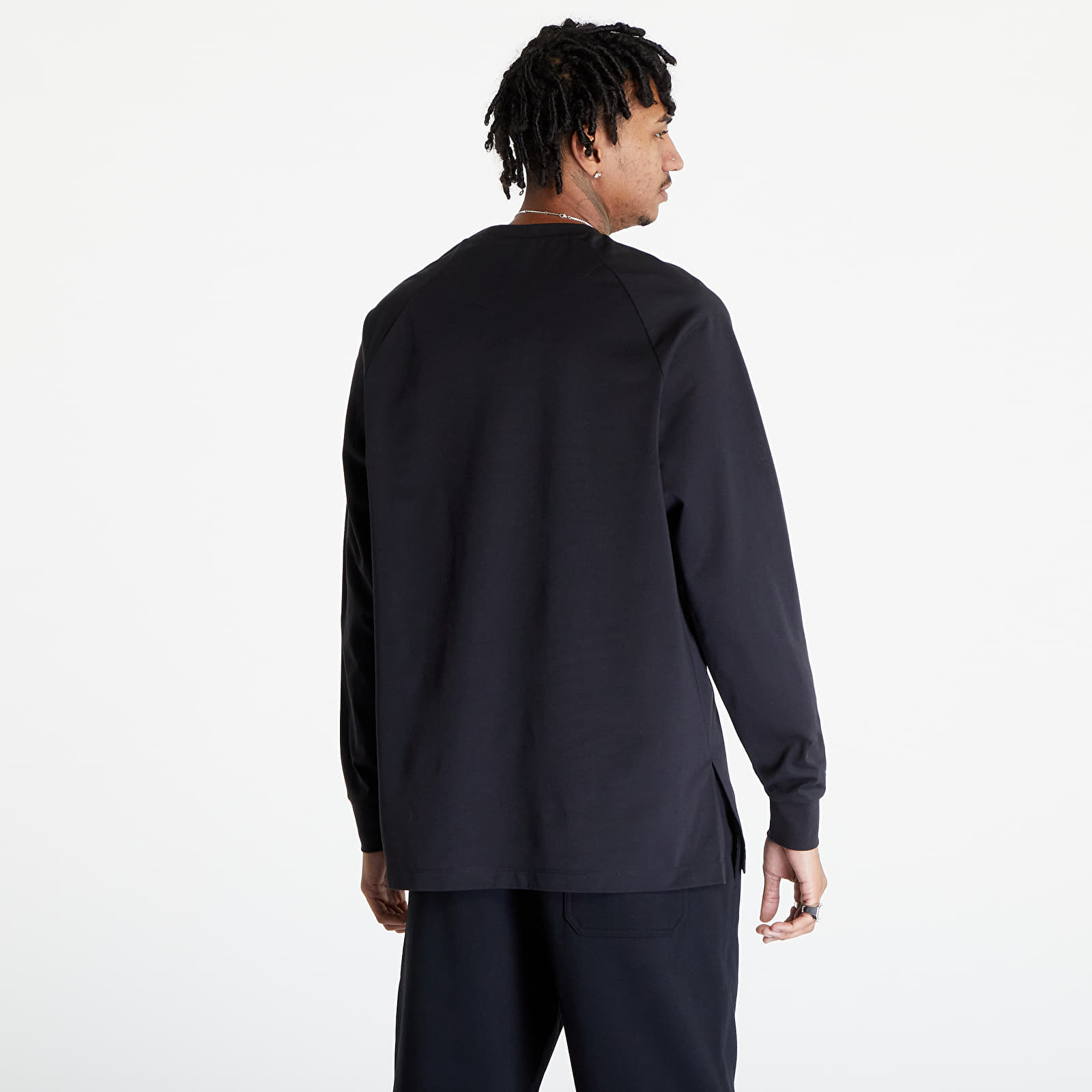 Tričká Y-3 3-Stripes Longsleeve Tee UNISEX Black/ Owhite