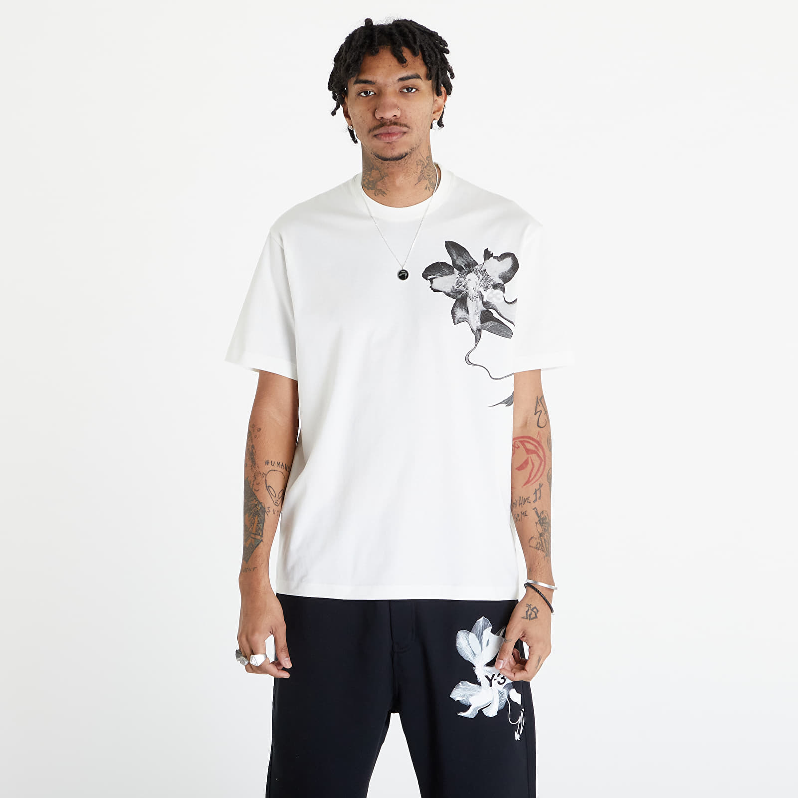Tričká Y-3 Graphic Short Sleeve Tee UNISEX Off White