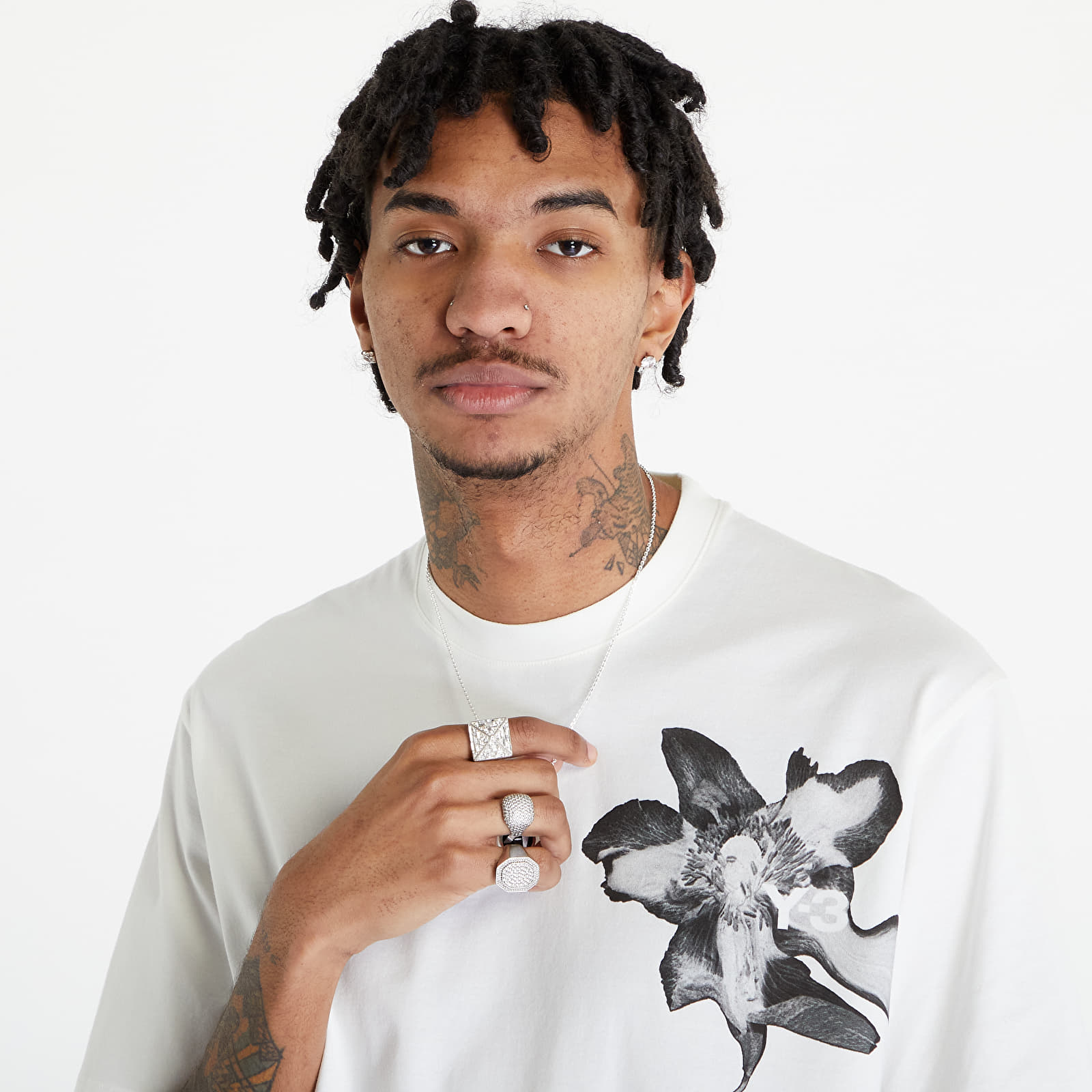 Tričká Y-3 Graphic Short Sleeve Tee UNISEX Off White
