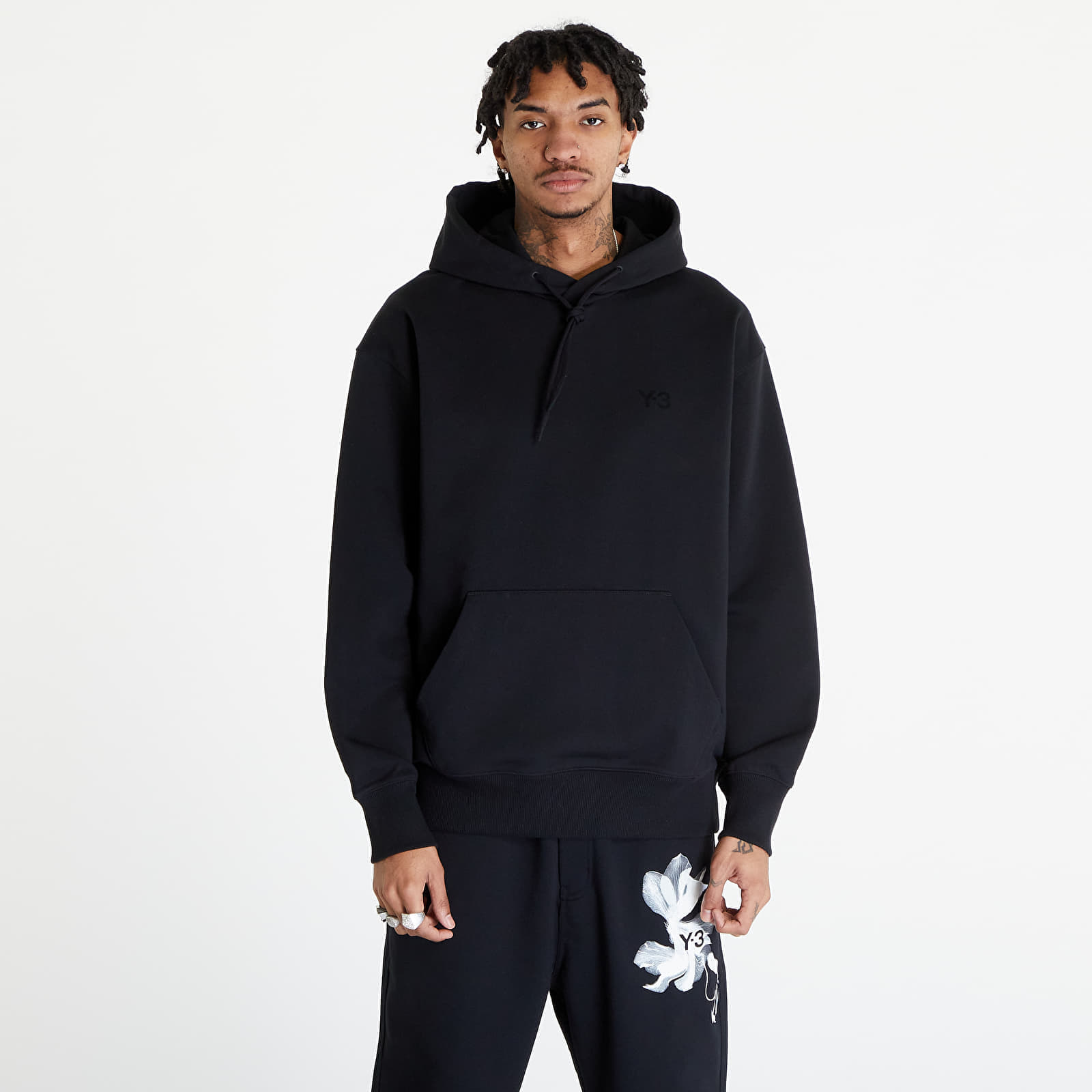 Levně Y-3 French Terry Hoodie Black