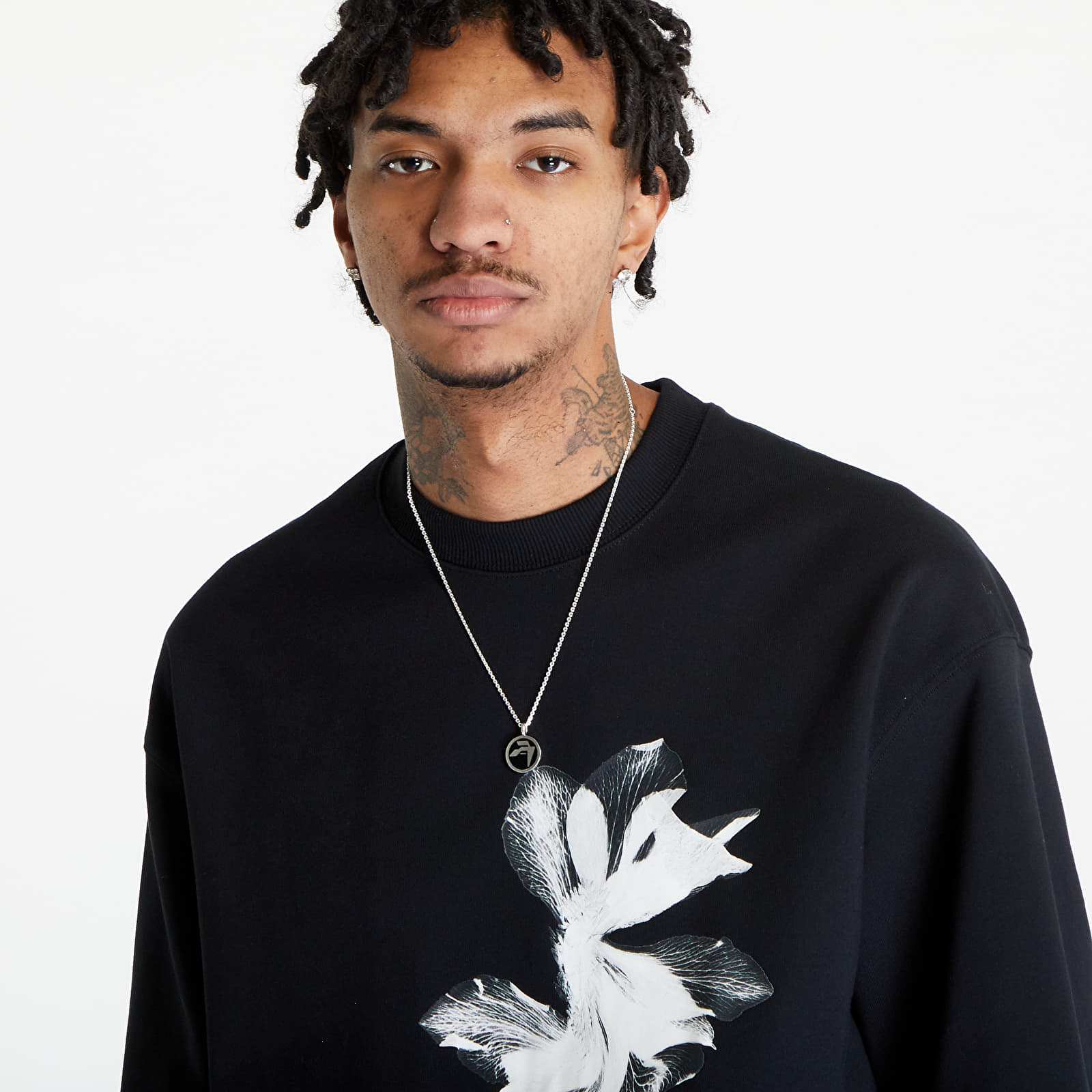 Hoodies and sweatshirts  Y-3 Graphic French Terry Crewneck Sweatshirt UNISEX Black