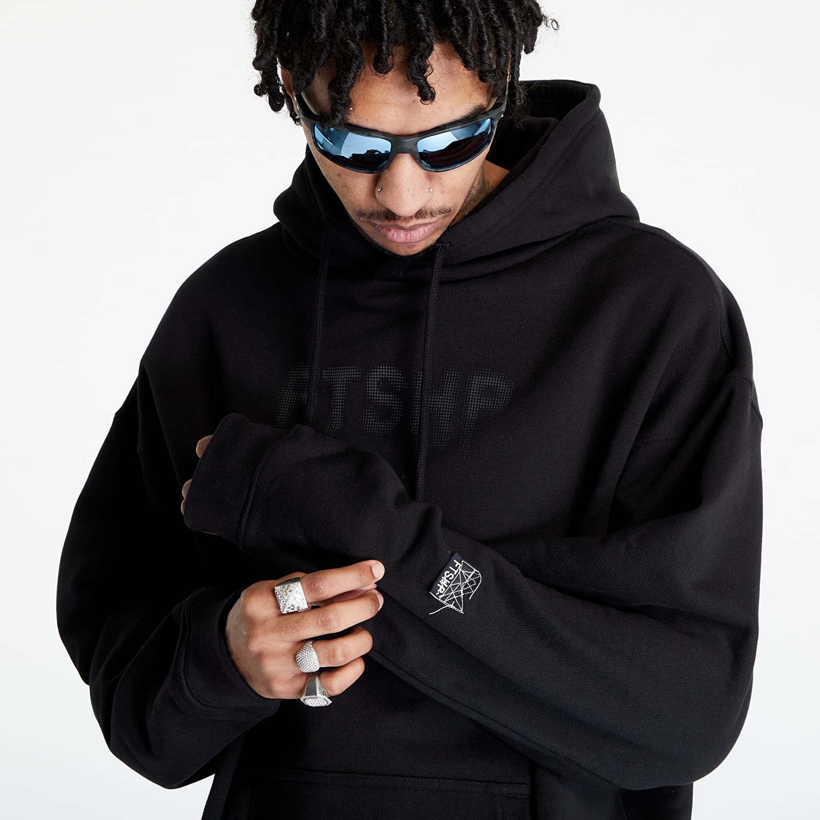 Bluzy FTSHP Halftone Hoodie UNISEX Black