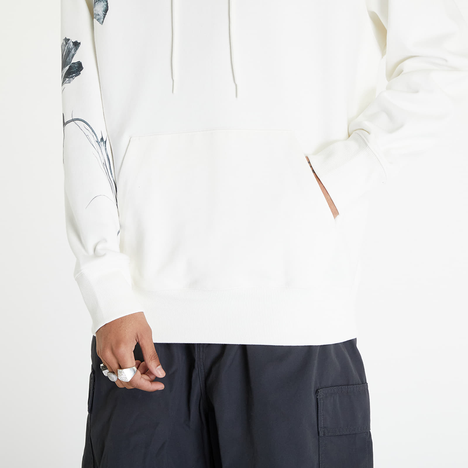 Bluzy Y-3 Graphic French Terry Hoodie UNISEX Off White