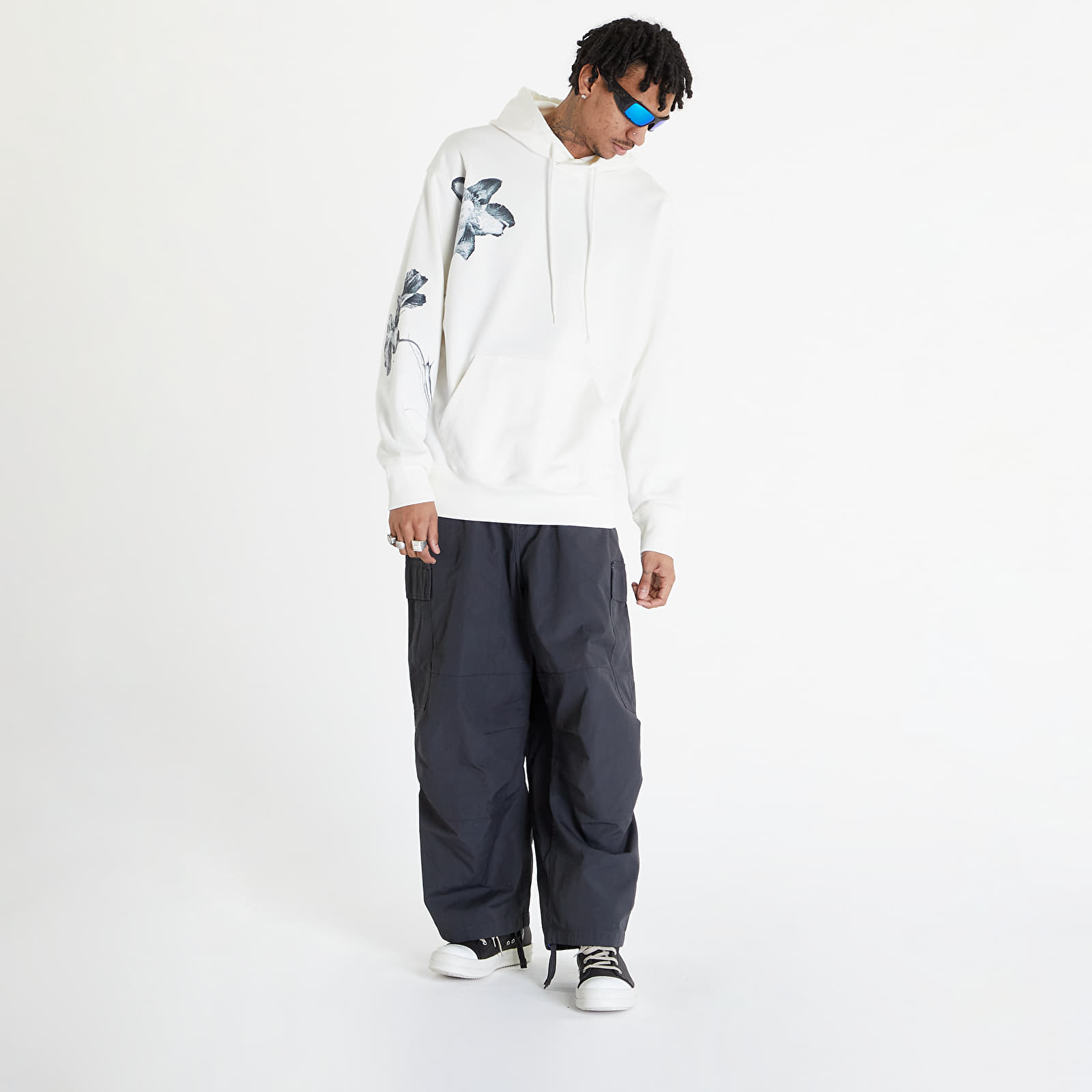 Bluzy Y-3 Graphic French Terry Hoodie UNISEX Off White