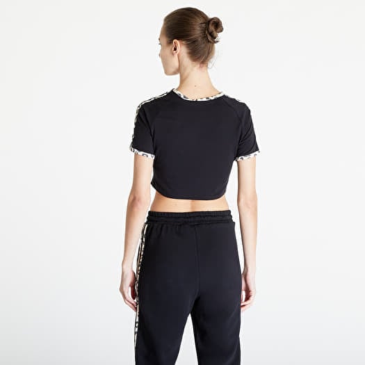 ☆adidas☆ baby tee black adidas Essentials 3-Stripes Slim Baby Tee - Black | Free