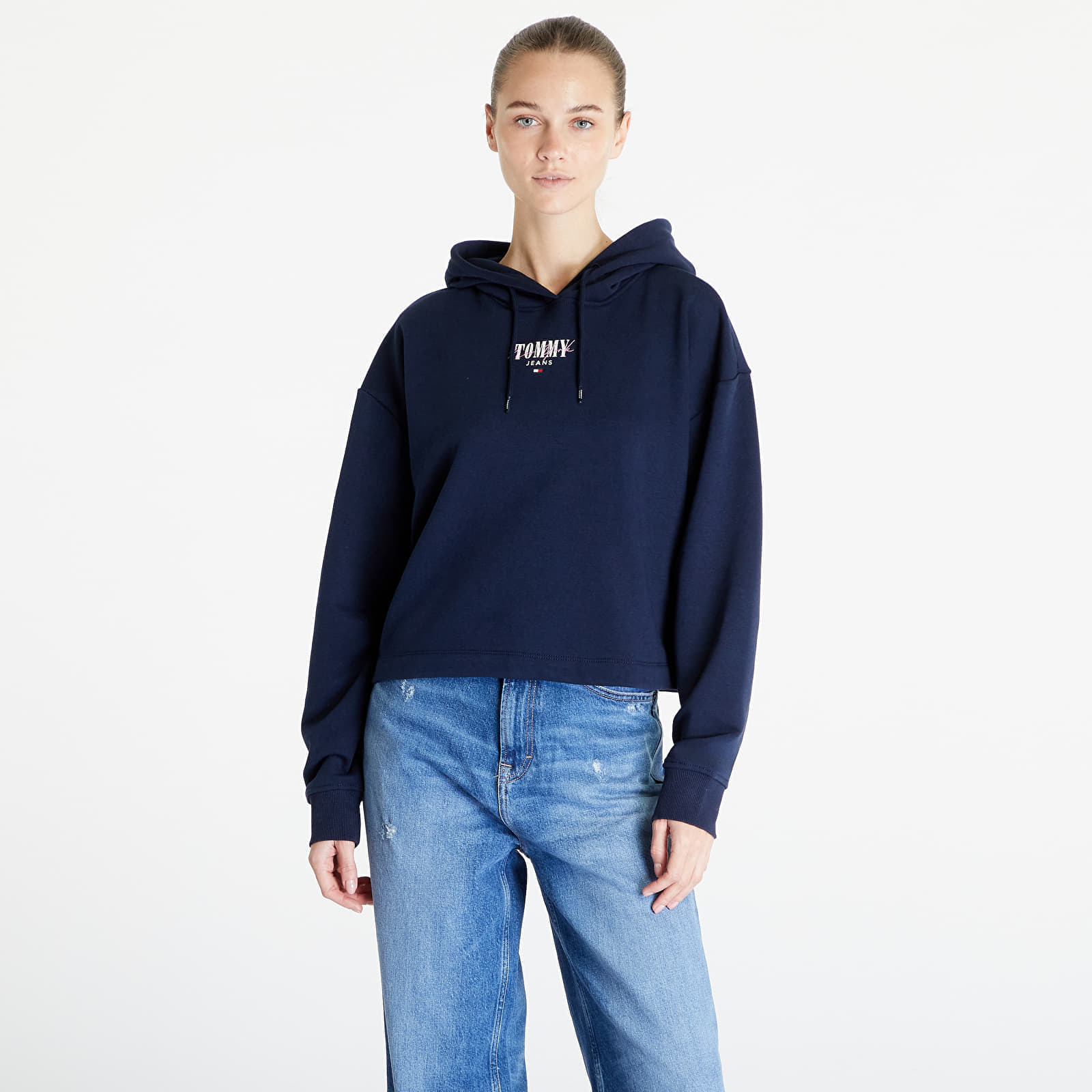 Tommy Hilfiger - Tommy Jeans Relaxed Essential Logo Hoodie Dark Night Navy