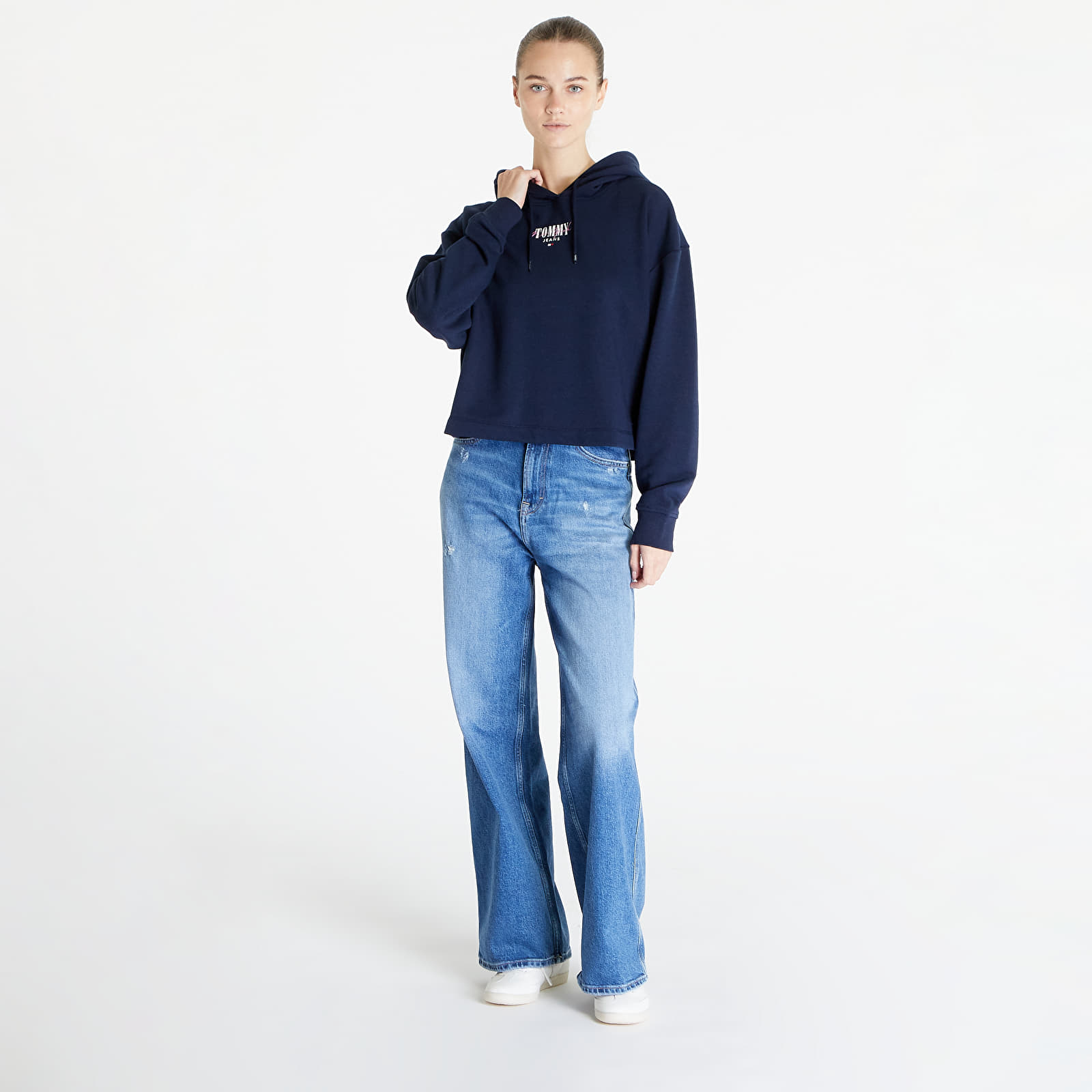 Hoodies and sweatshirts  Tommy Jeans Relaxed Essential Logo Hoodie Dark Night Navy