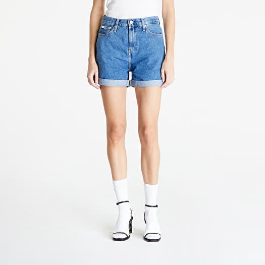 Szorty Calvin Klein Jeans Mom Short Denim Medium