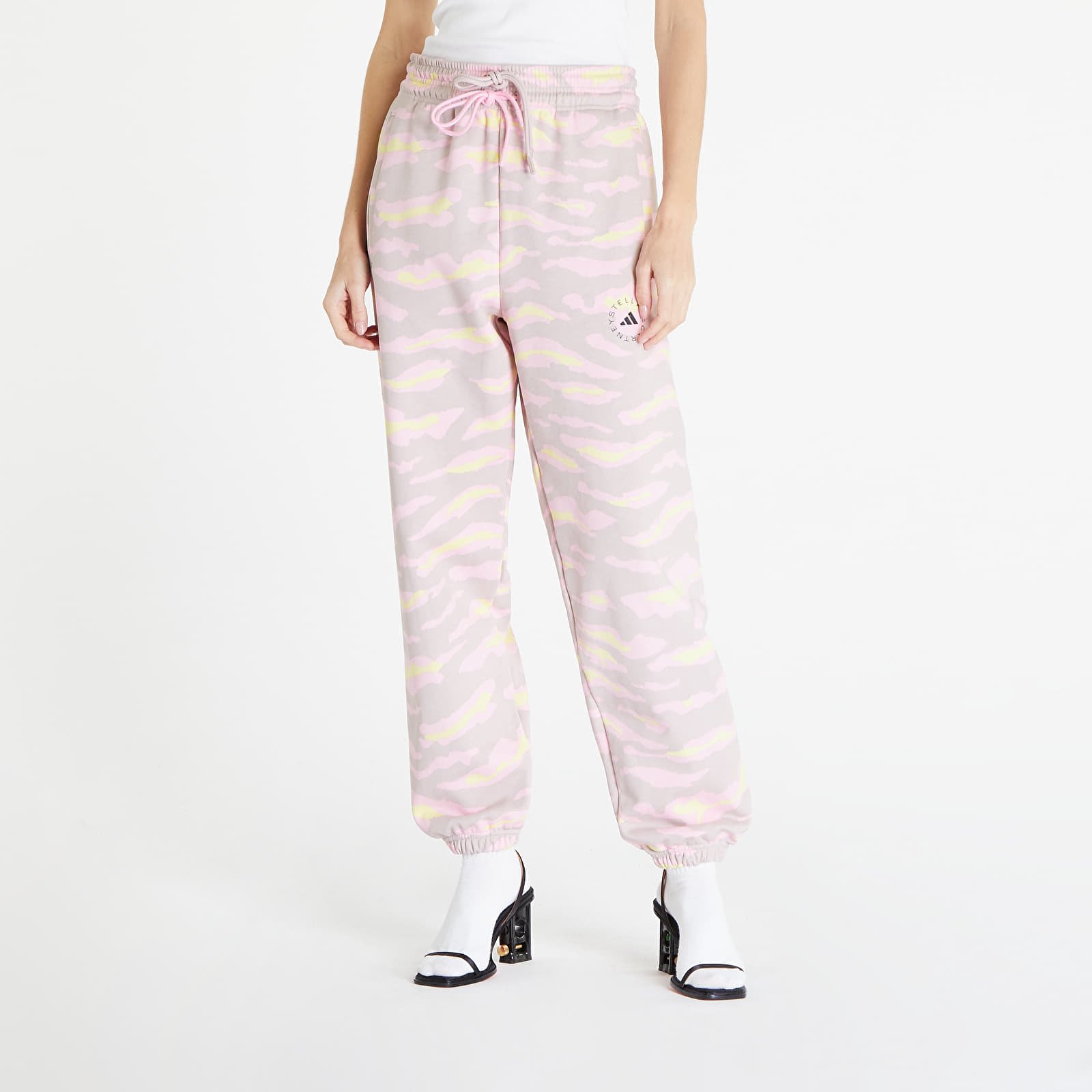 Joggebukser adidas x Stella McCartney Sweatpants New Rose/ Yellow/ True Pink