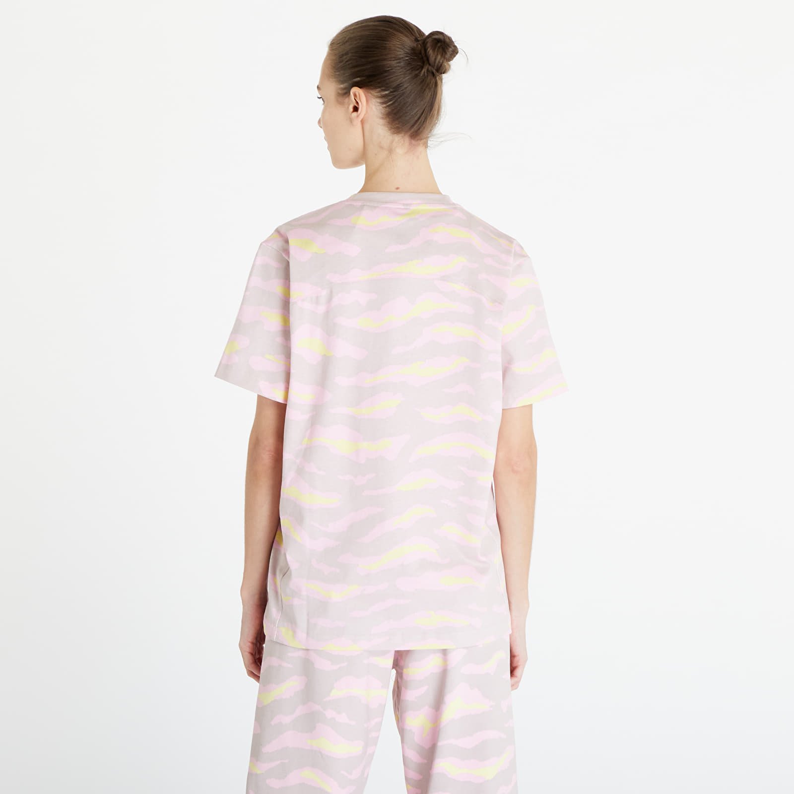 Pólók adidas x Stella McCartney T-Shirt New Rose/ Yellow/ True Pink