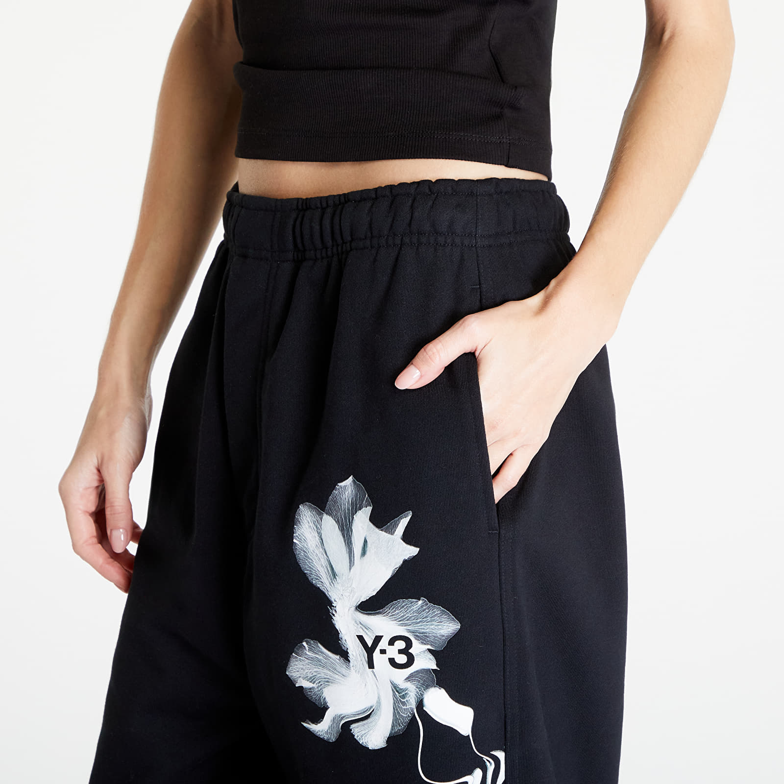 Tepláky Y-3 Graphic French Terry Pants UNISEX Black