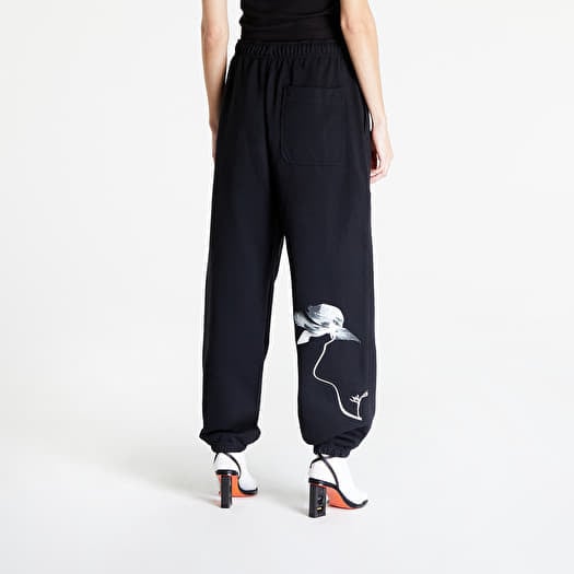 Jogger Pants Y 3 Graphic French Terry Pants UNISEX Black Footshop