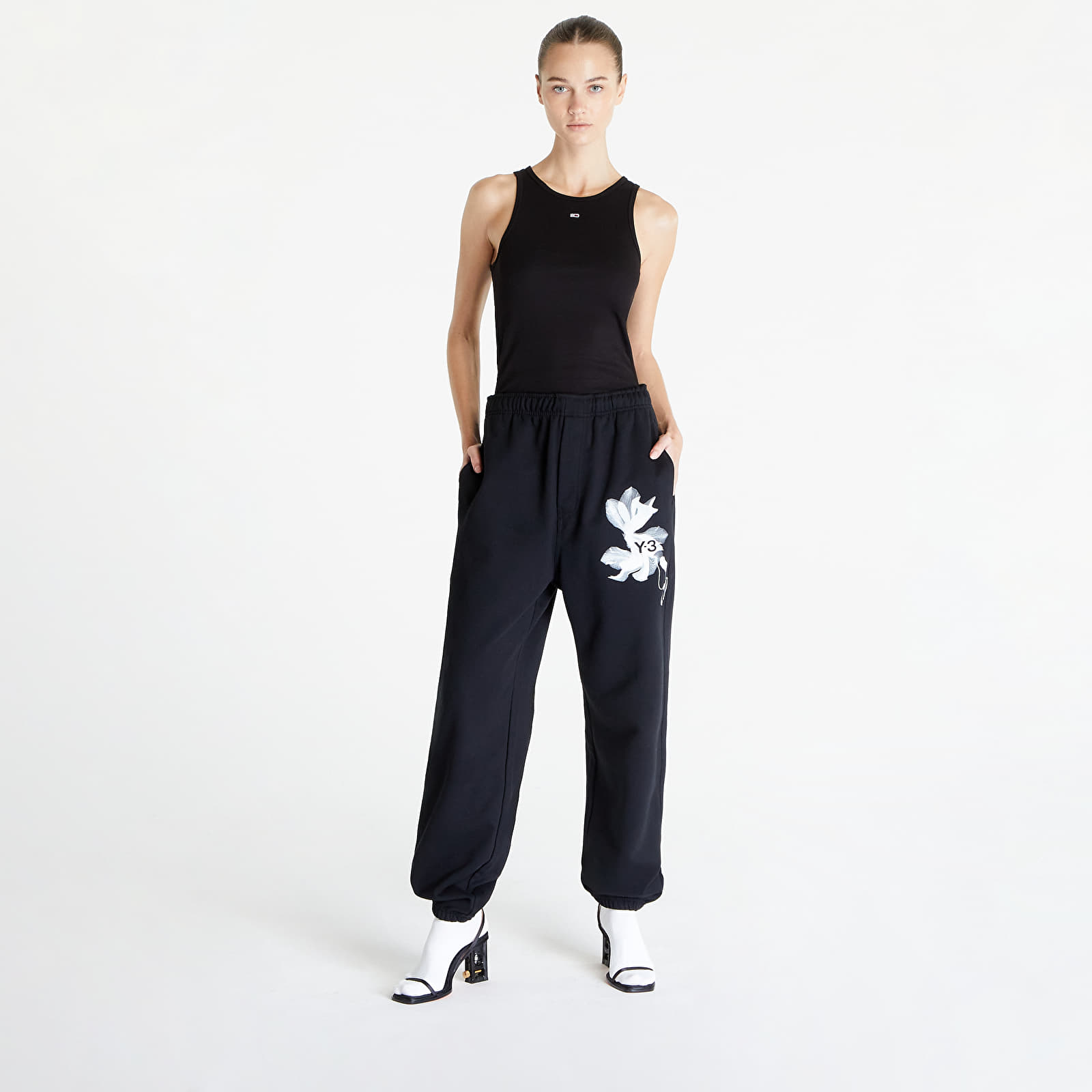 Tepláky Y-3 Graphic French Terry Pants UNISEX Black