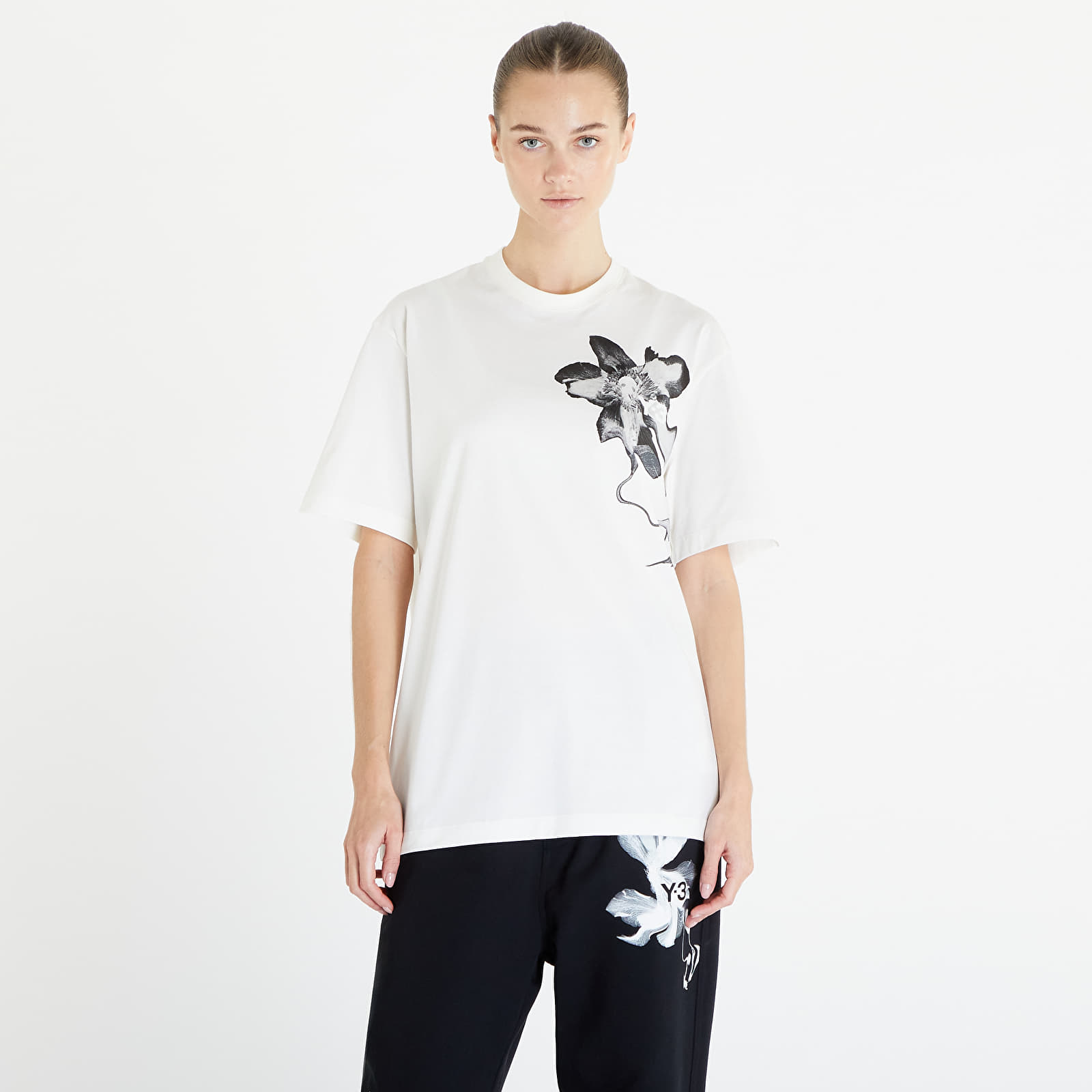 Tričká Y-3 Graphic Short Sleeve Tee UNISEX Off White