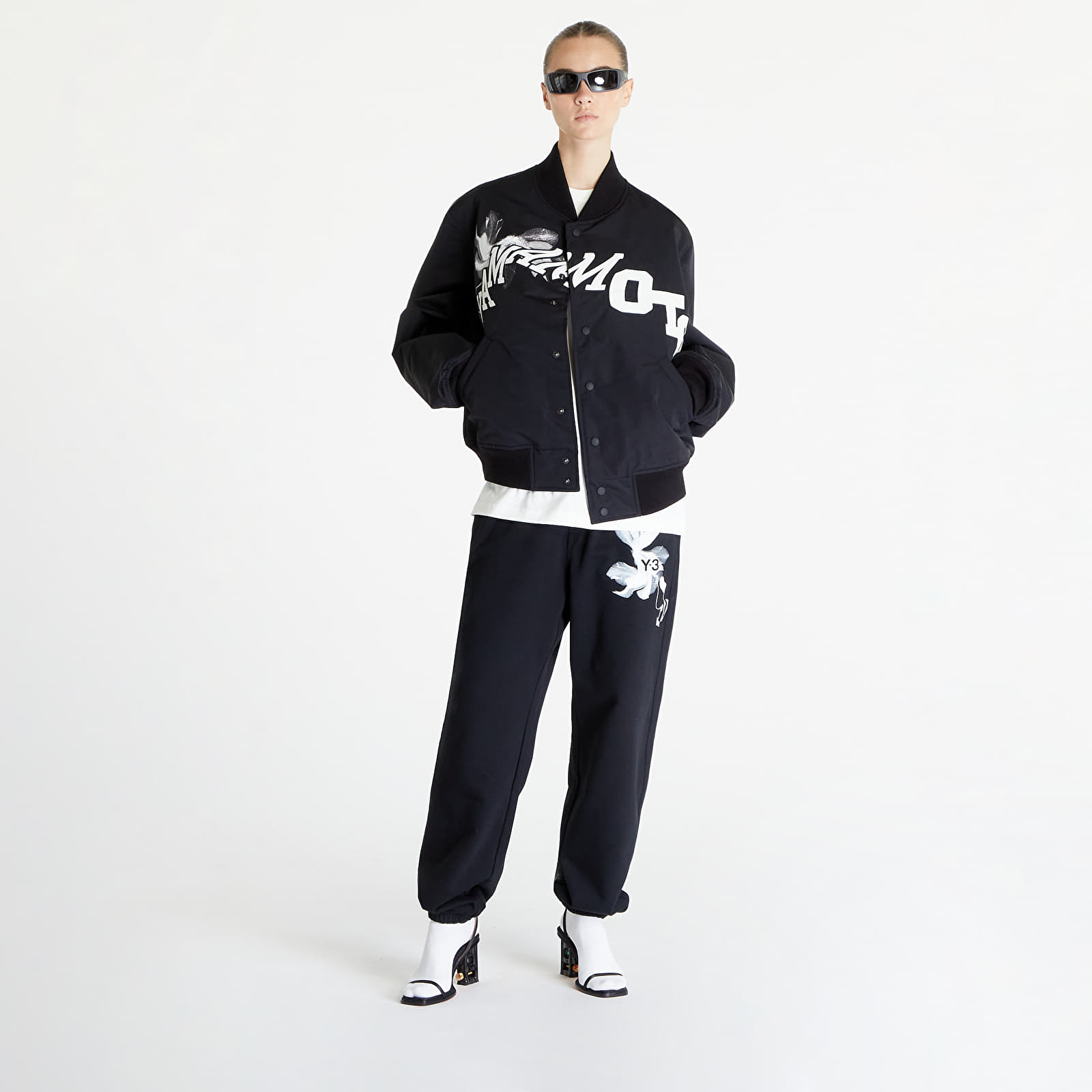 Kabátok Y-3 Team Jacket UNISEX Black