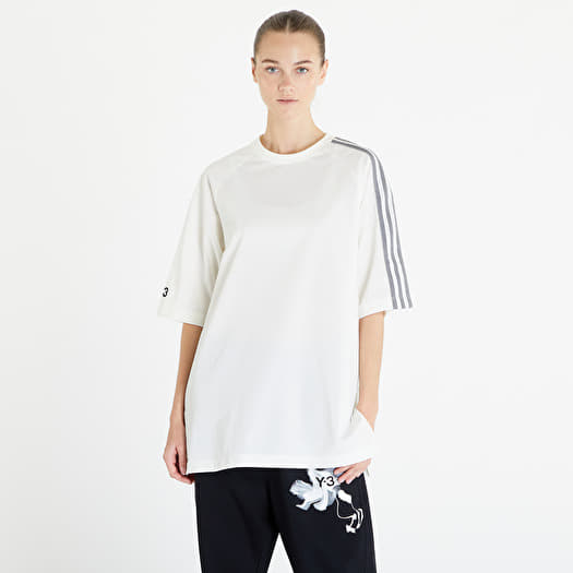 Tricou Y-3 3-Stripes Short Sleeve T-Shirt UNISEX Off White