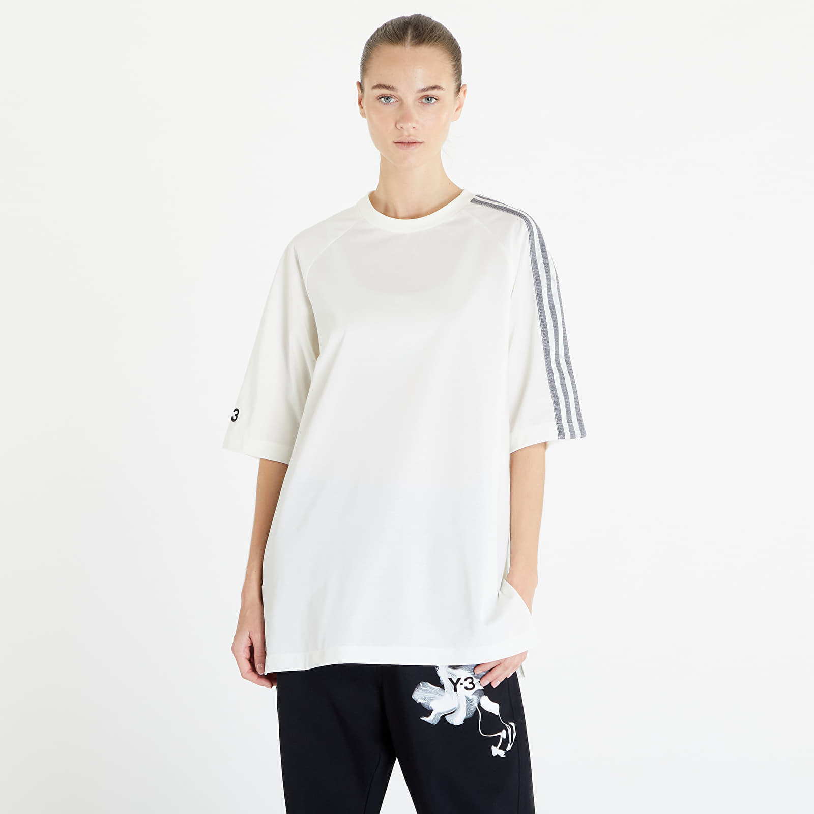   Μπλούζες Y-3 3-Stripes Short Sleeve T-Shirt UNISEX Off White
