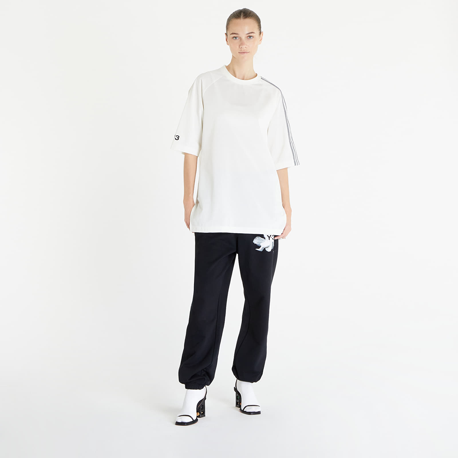   Μπλούζες Y-3 3-Stripes Short Sleeve T-Shirt UNISEX Off White